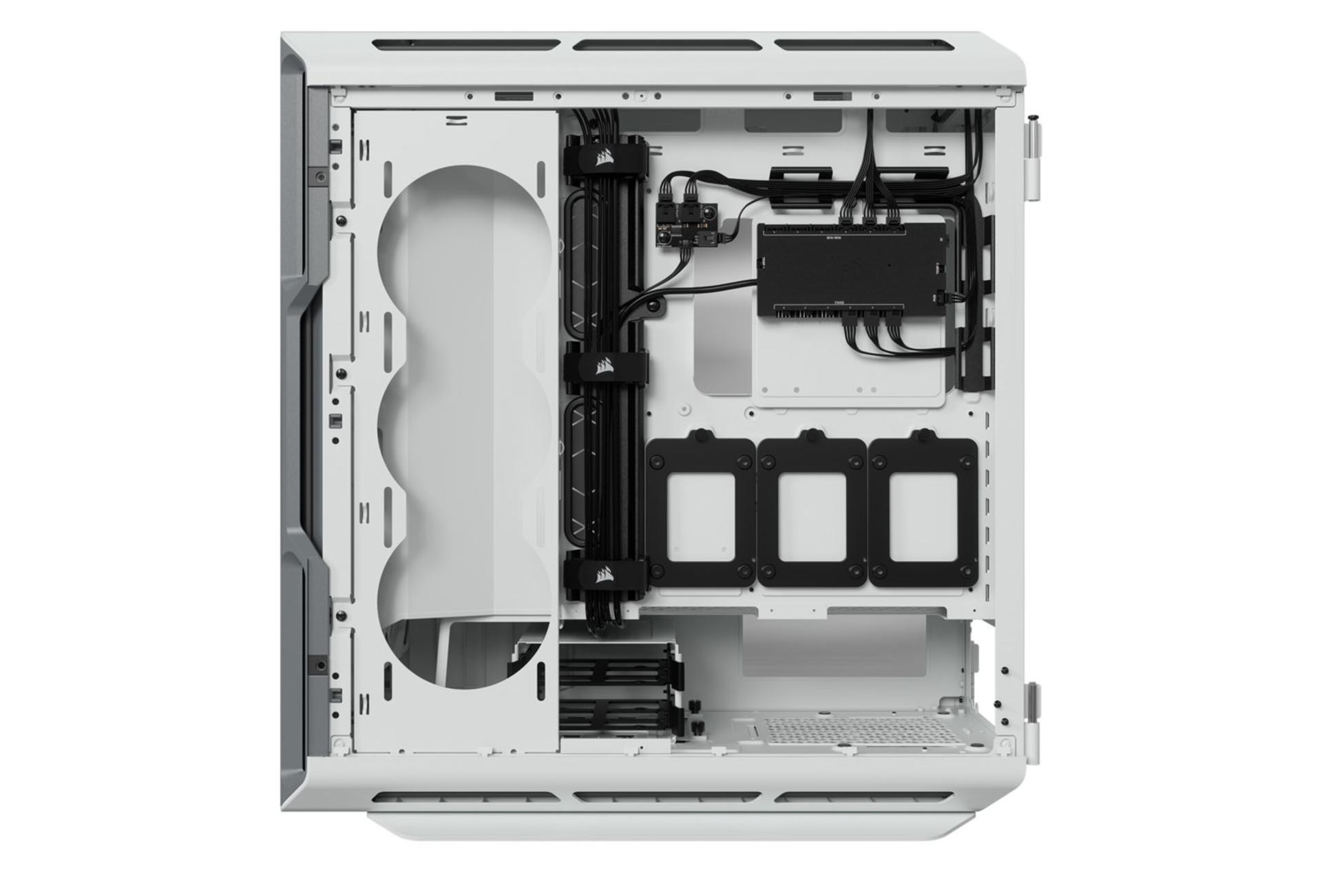 نمای راست کیس کامپیوتر کورسیر iCUE 5000T RGB