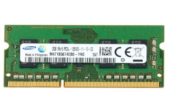 رم سامسونگ M471B5674EB0-YK0 ظرفیت 2 گیگابایت از نوع DDR3L-1600