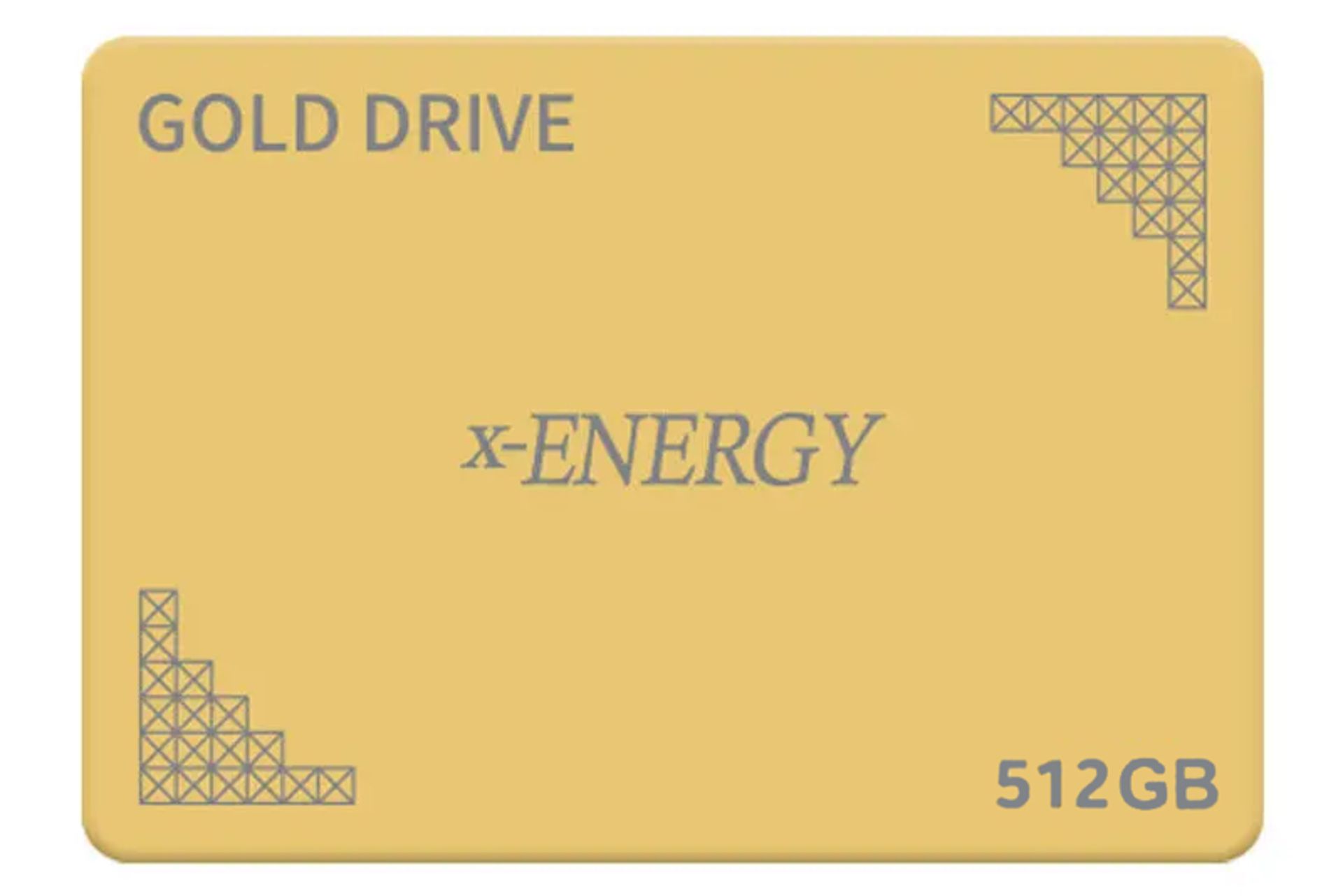ابعاد SSD ایکس انرژی Gold Drive SATA 2.5 Inch ظرفیت 512 گیگابایت