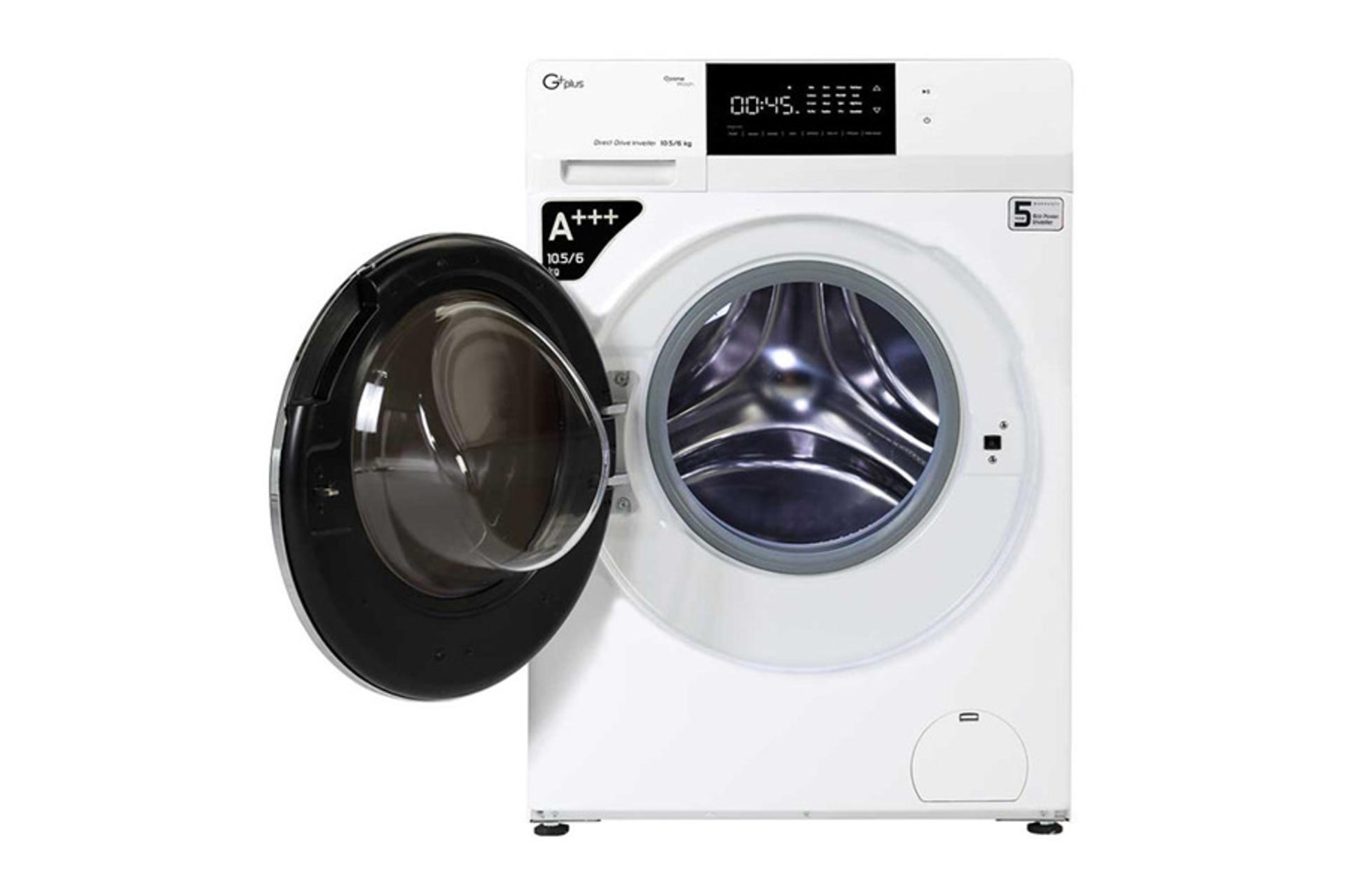 ماشین لباسشویی جی پلاس Gplus GWM-MD106 نمای جلو