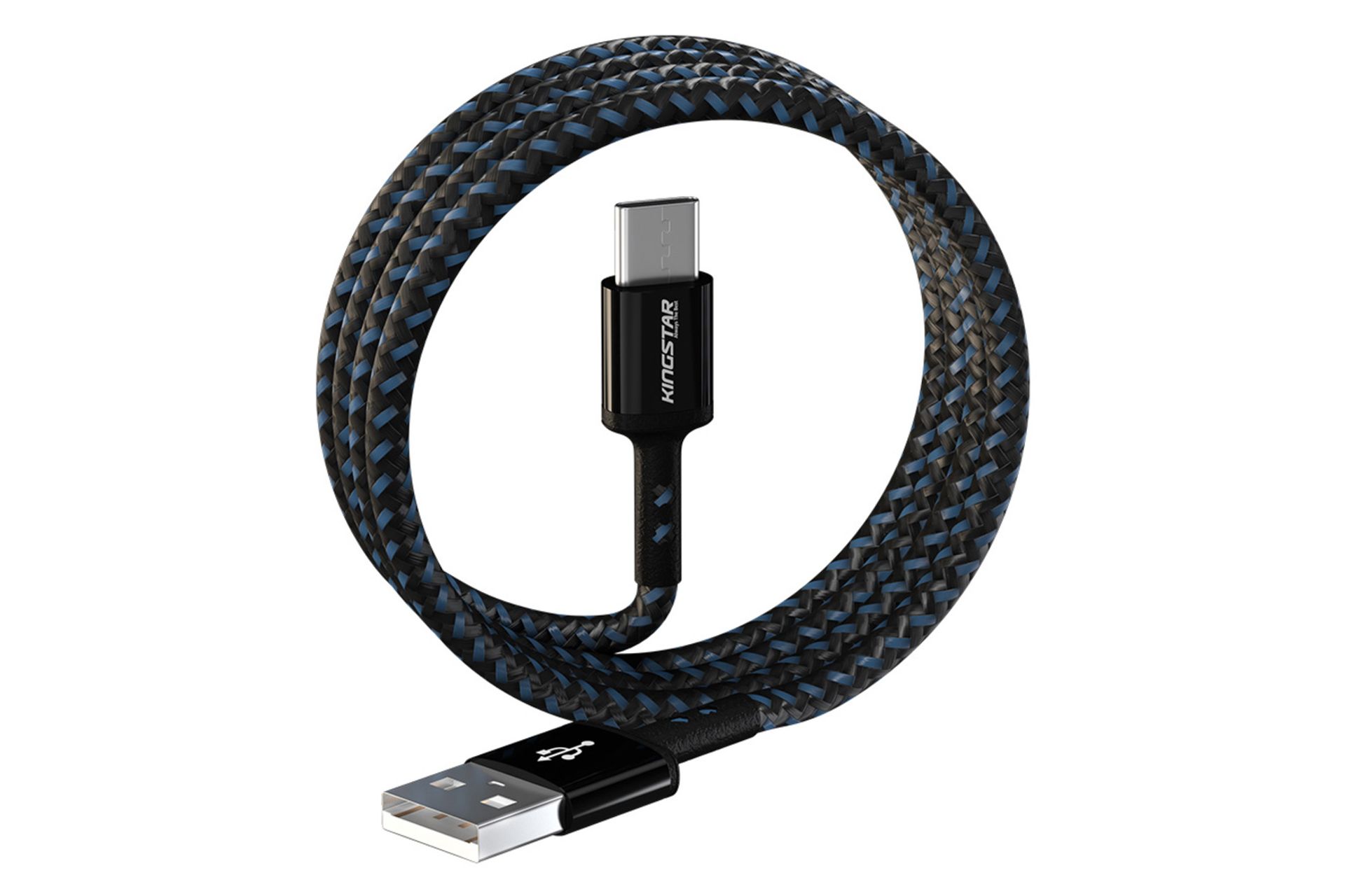 کابل شارژ USB کینگ استار Type-A به Type-C مدل K120 C با طول 1.2 متر