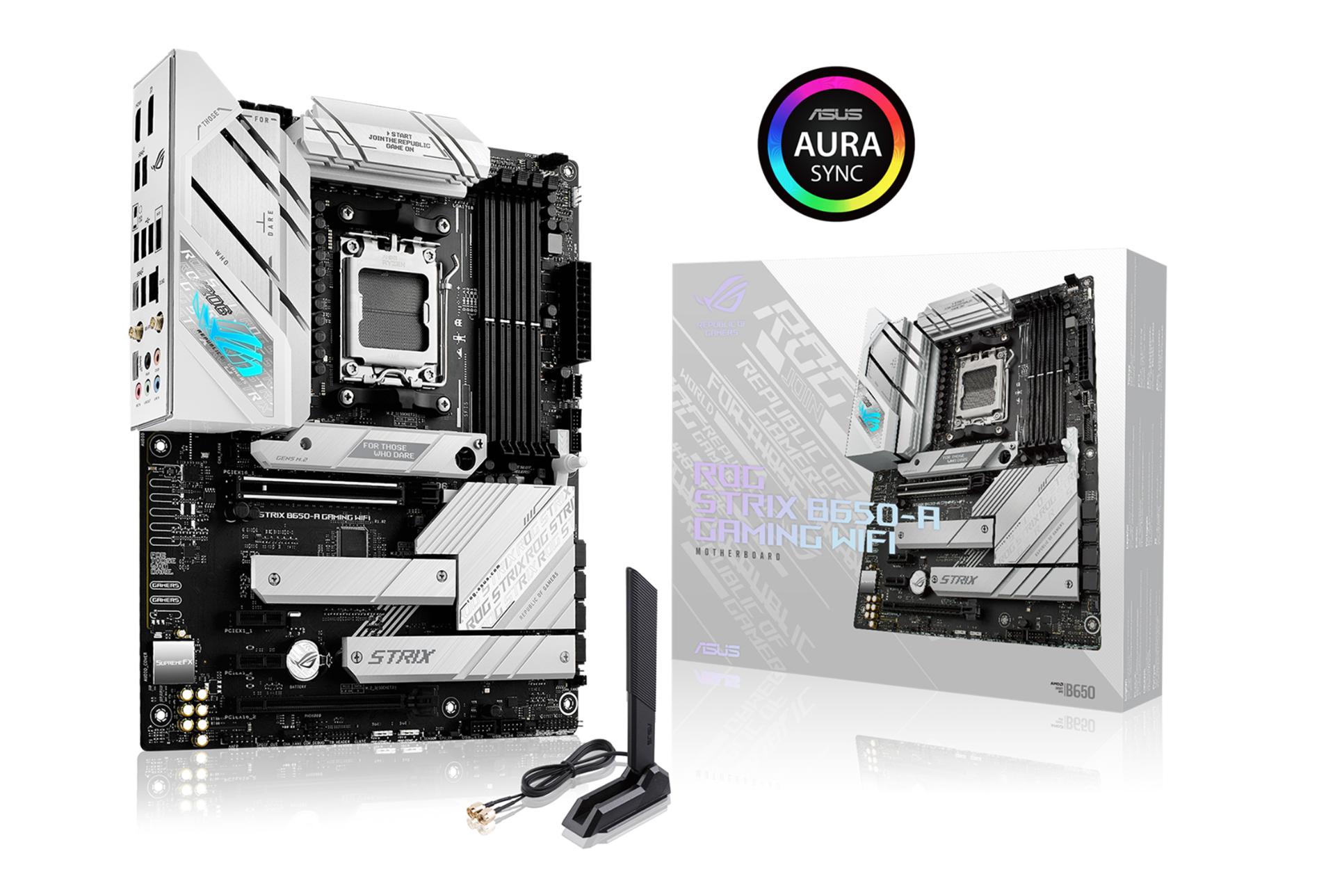 جعبه مادربرد ایسوس ASUS ROG STRIX B650-A GAMING WIFI