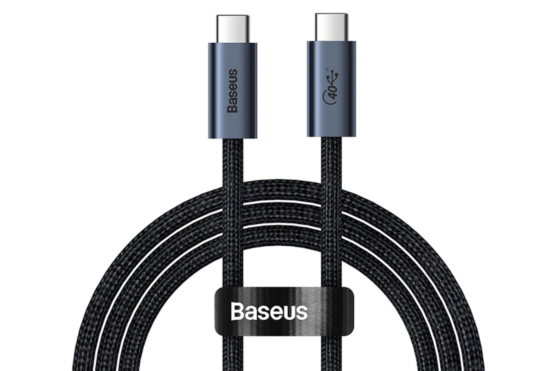 کابل شارژ USB باسئوس Type-C به Type-C مدل Flash Series USB4 Full Featured با طول 1 متر