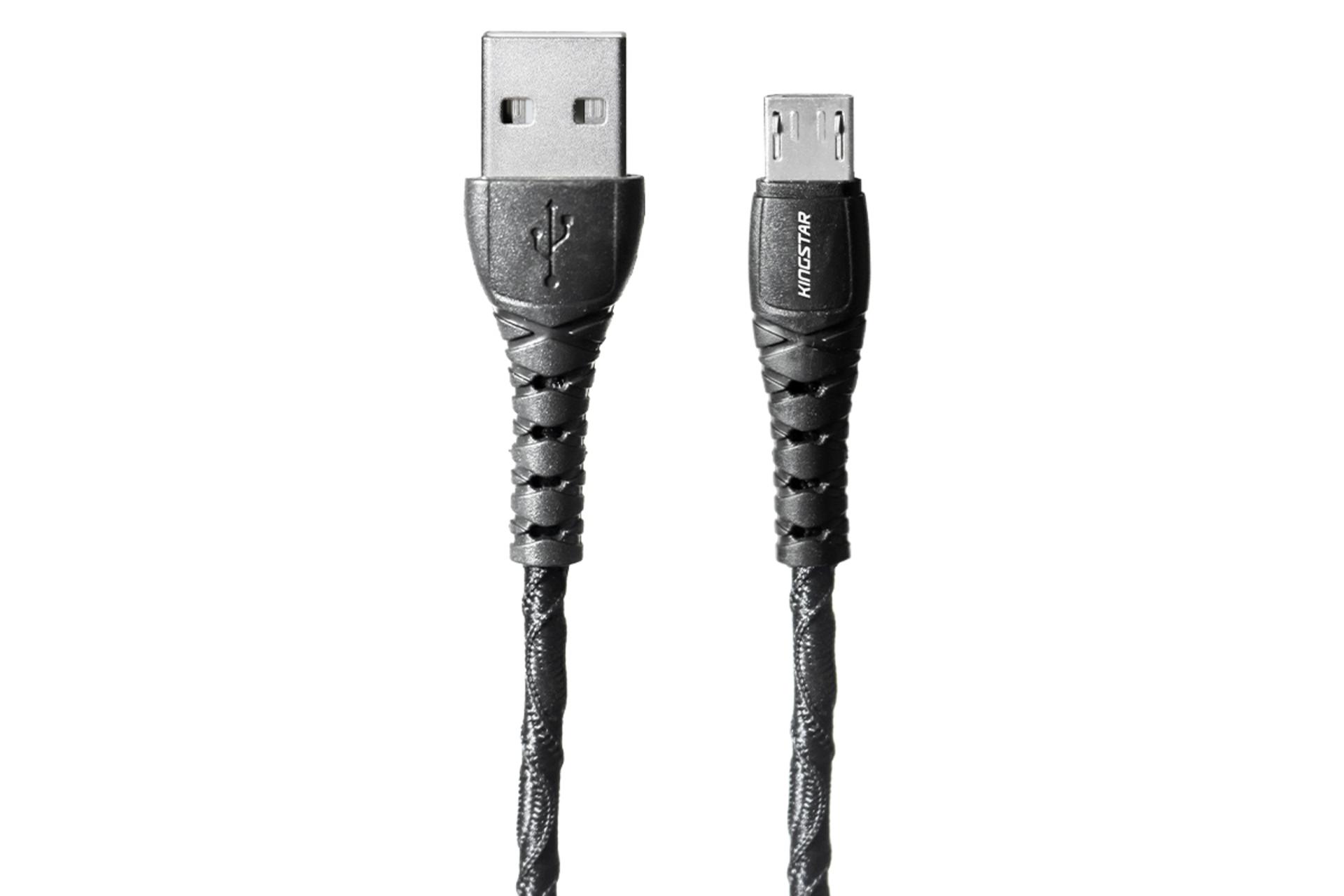 کابل شارژ USB کینگ استار Type-A به Micro-USB مدل K118 A با طول 1.1 متر