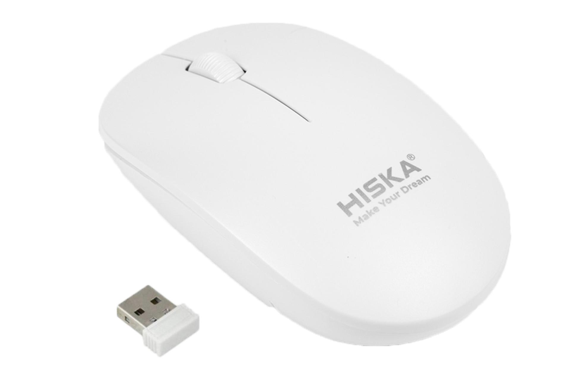 نمای پشت ماوس هیسکا HISKA HX-MO110