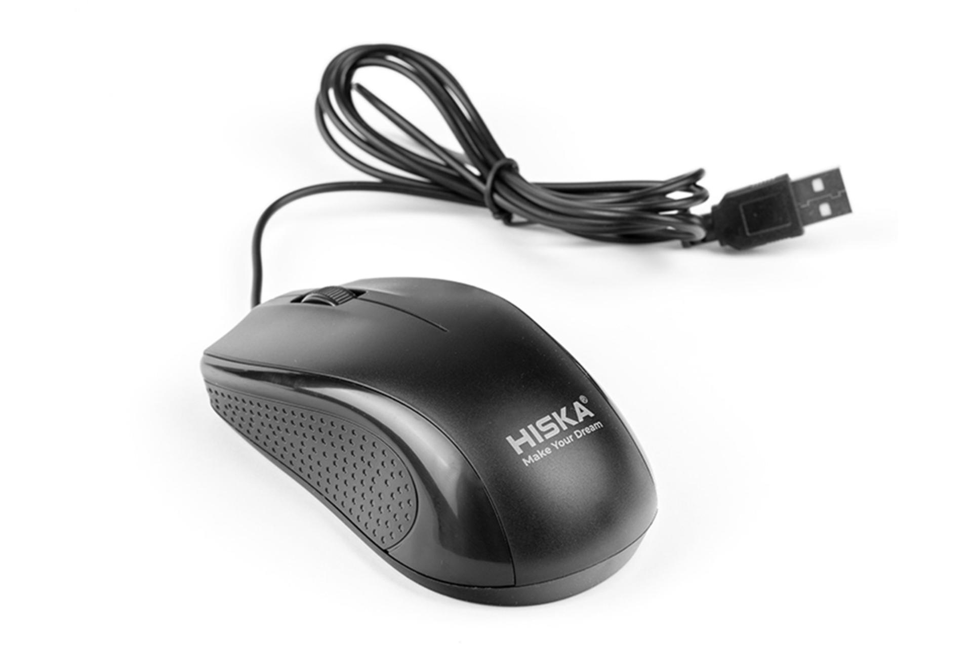نمای پشتی ماوس هیسکا HISKA HX-MO100