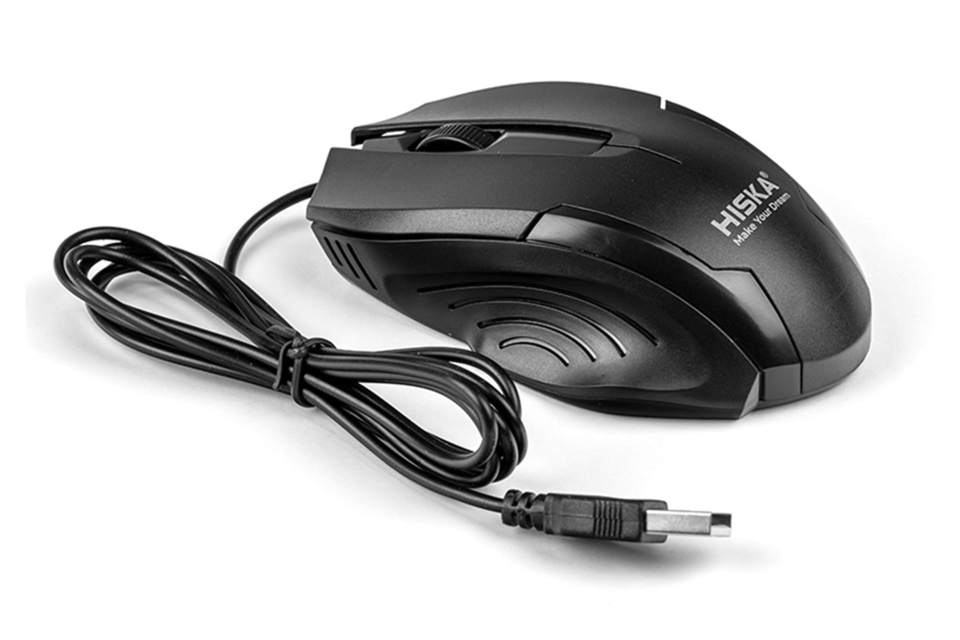 نمای کناری ماوس هیسکا HISKA HX-MO105