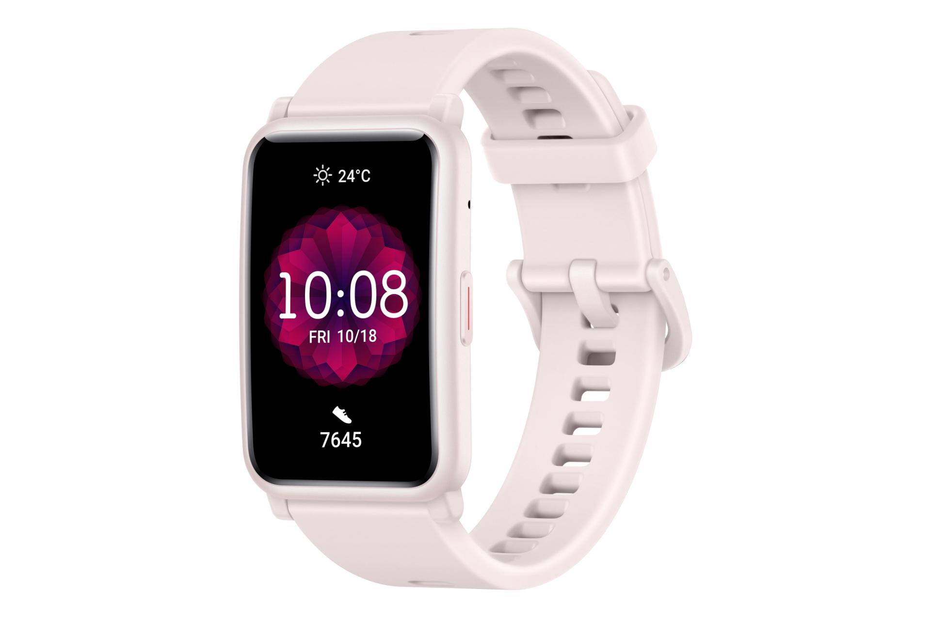 نمای راست ابزار پوشیدنی آنر واچ ای اس Honor Watch ES صورتی