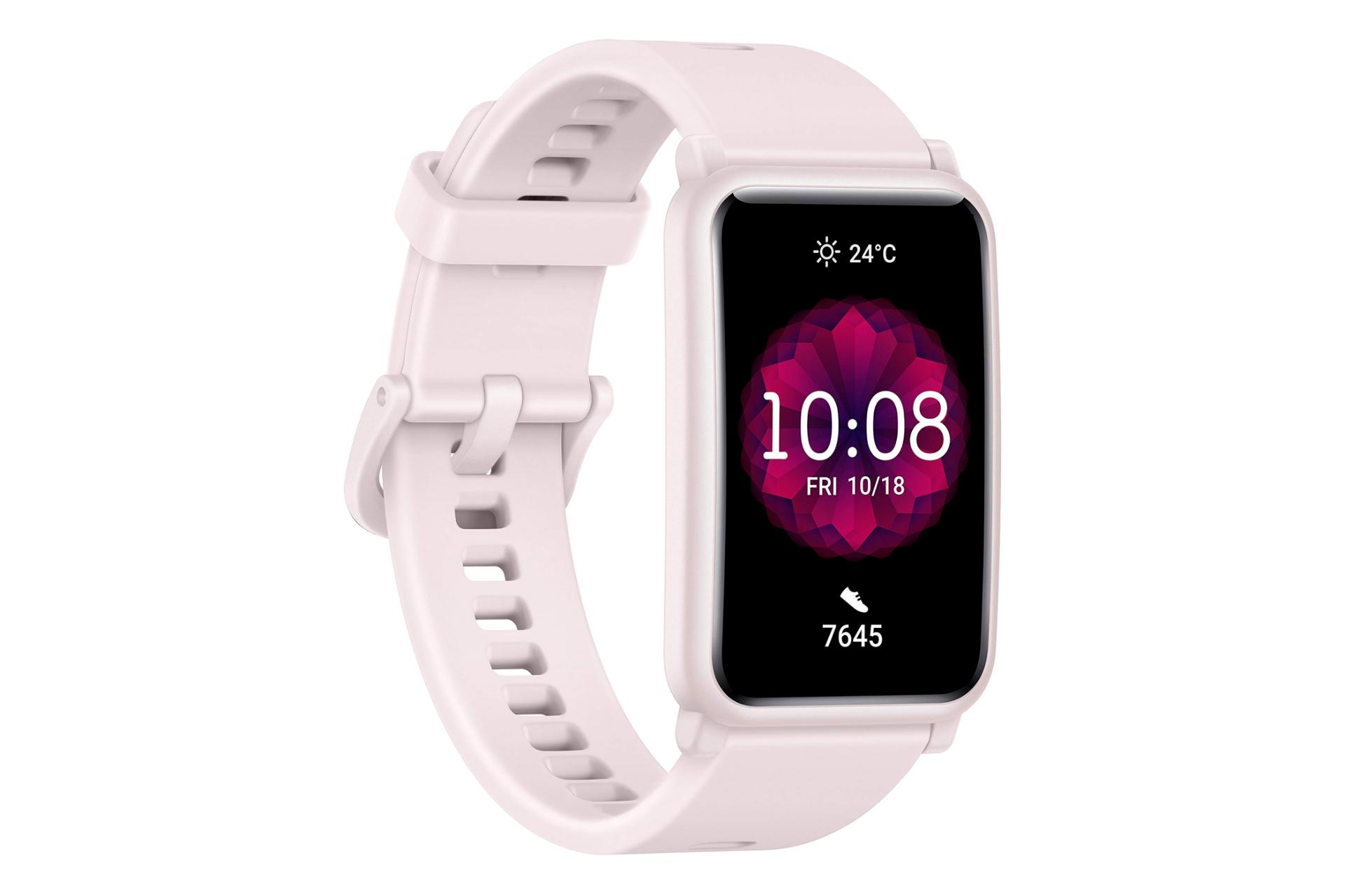 نمای چپ ابزار پوشیدنی آنر واچ ای اس Honor Watch ES صورتی