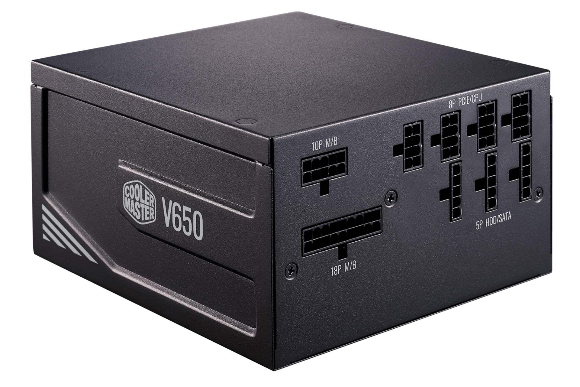 مرجع متخصصين ايران كانكتور پاور كامپيوتر كولر مستر Cooler Master V650 GOLD-V2 با توان 650 وات