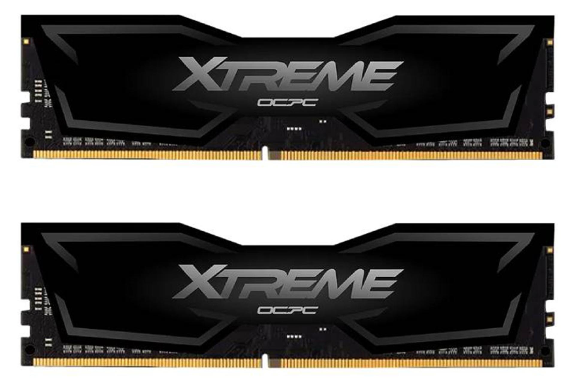نمای جلوی رم او سی پی سی XTREME ظرفیت 16 (2x8) گیگابایت از نوع DDR4-3200