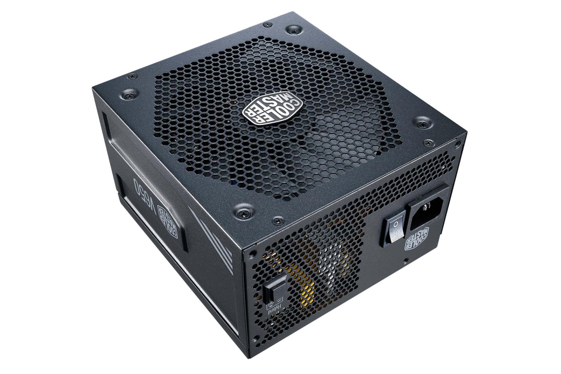 پاور کامپیوتر کولر مستر Cooler Master V650 GOLD-V2 با توان 650 وات نمای فن