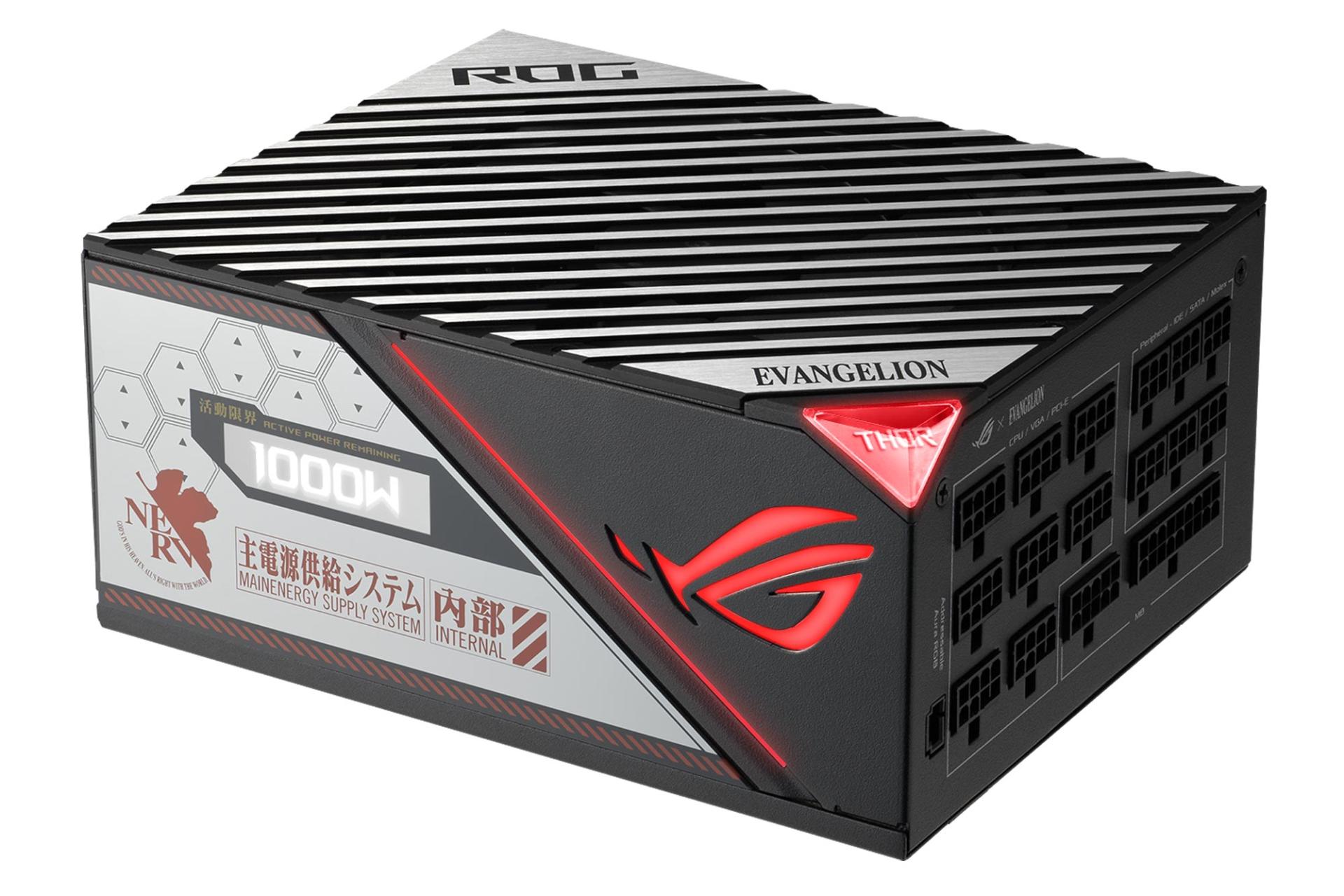 ابعاد پاور کامپیوتر ایسوس ROG Thor 1000W Platinum II EVA Edition با توان 1000 وات