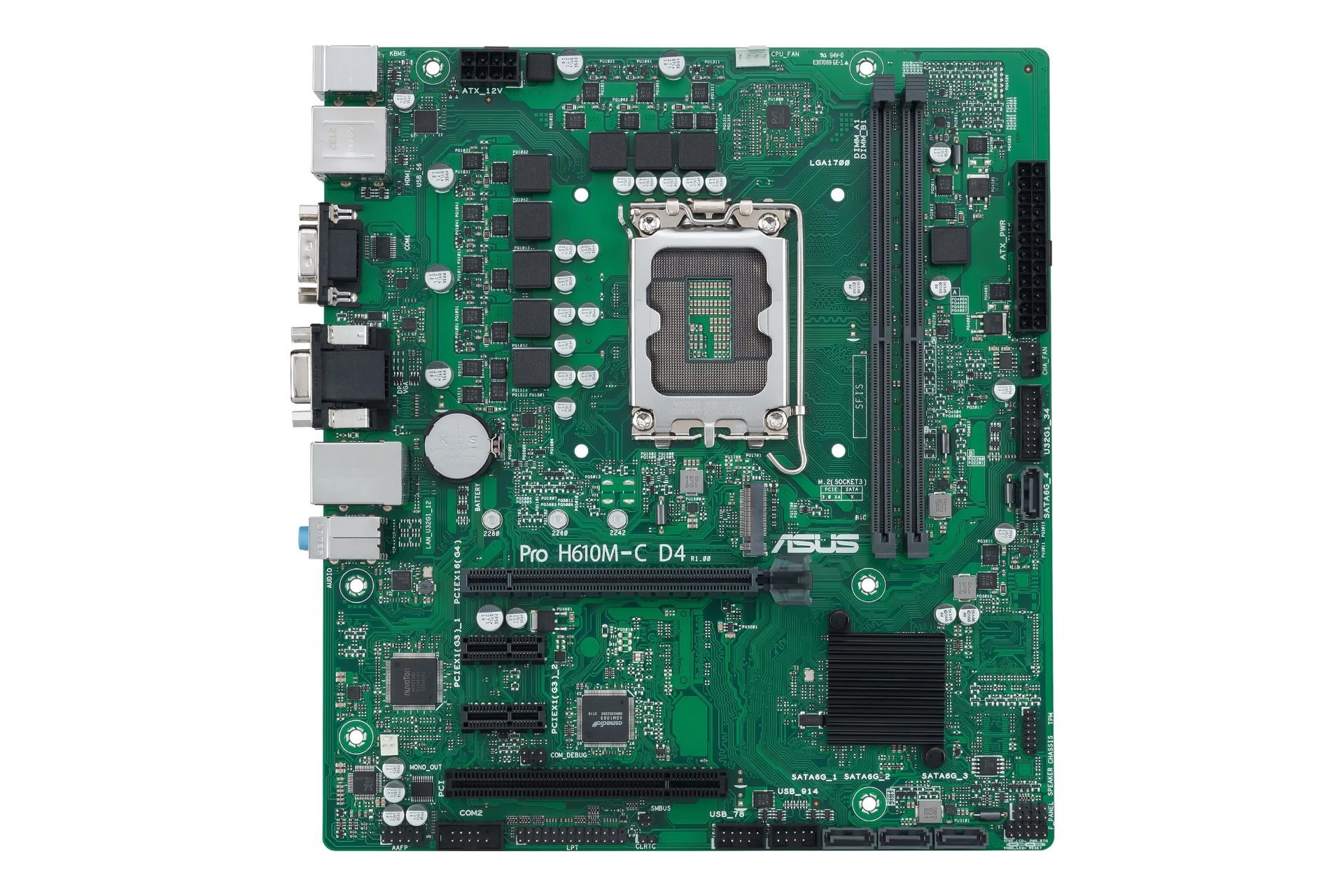 مادربرد ایسوس ASUS Pro H610M-C D4-CSM