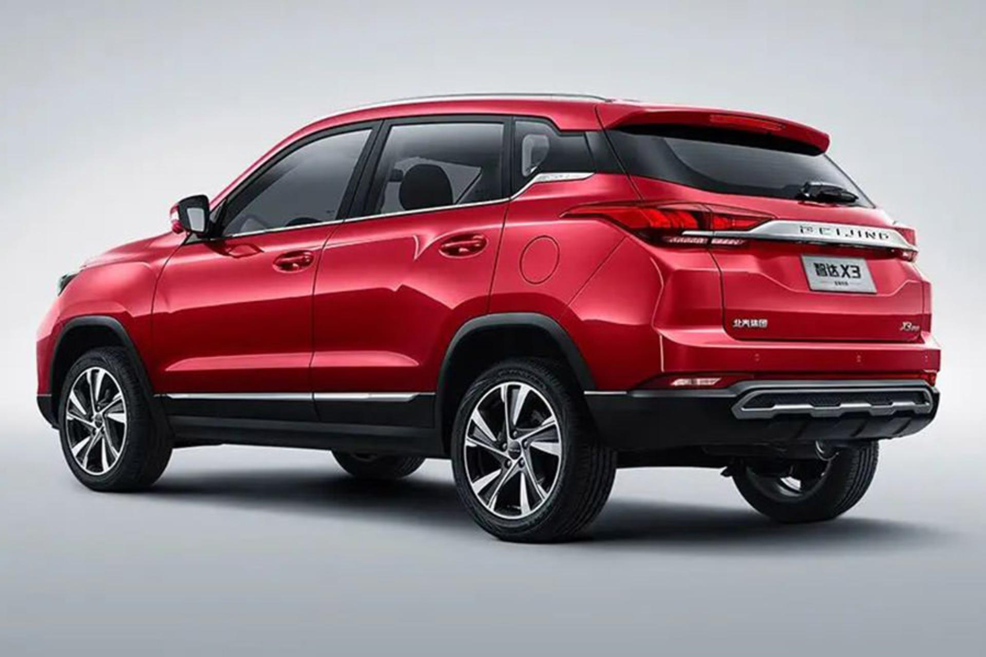 خودرو بایک تیگارد BAIC Tigard X35 نمای پشت