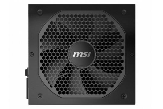  ام اس آی MPG A750GF با توان 750 وات نمای بالا
