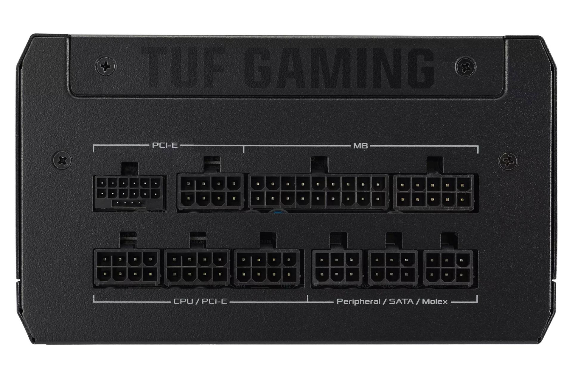 کانکتور پاور کامپیوتر ایسوس ASUS TUF Gaming 1000W Gold با توان 1000 وات