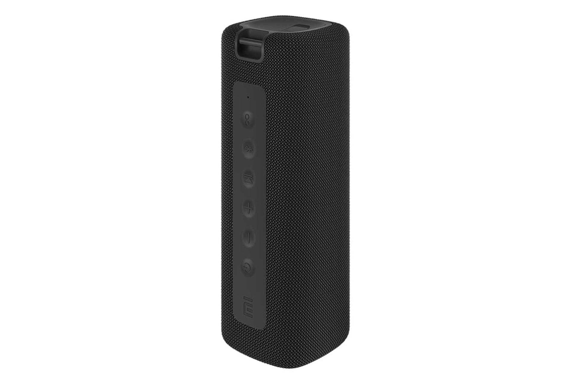 نمای راست اسپیکر شیائومی Xiaomi Mi Portable Bluetooth Speaker MDZ-36-DB مشکی