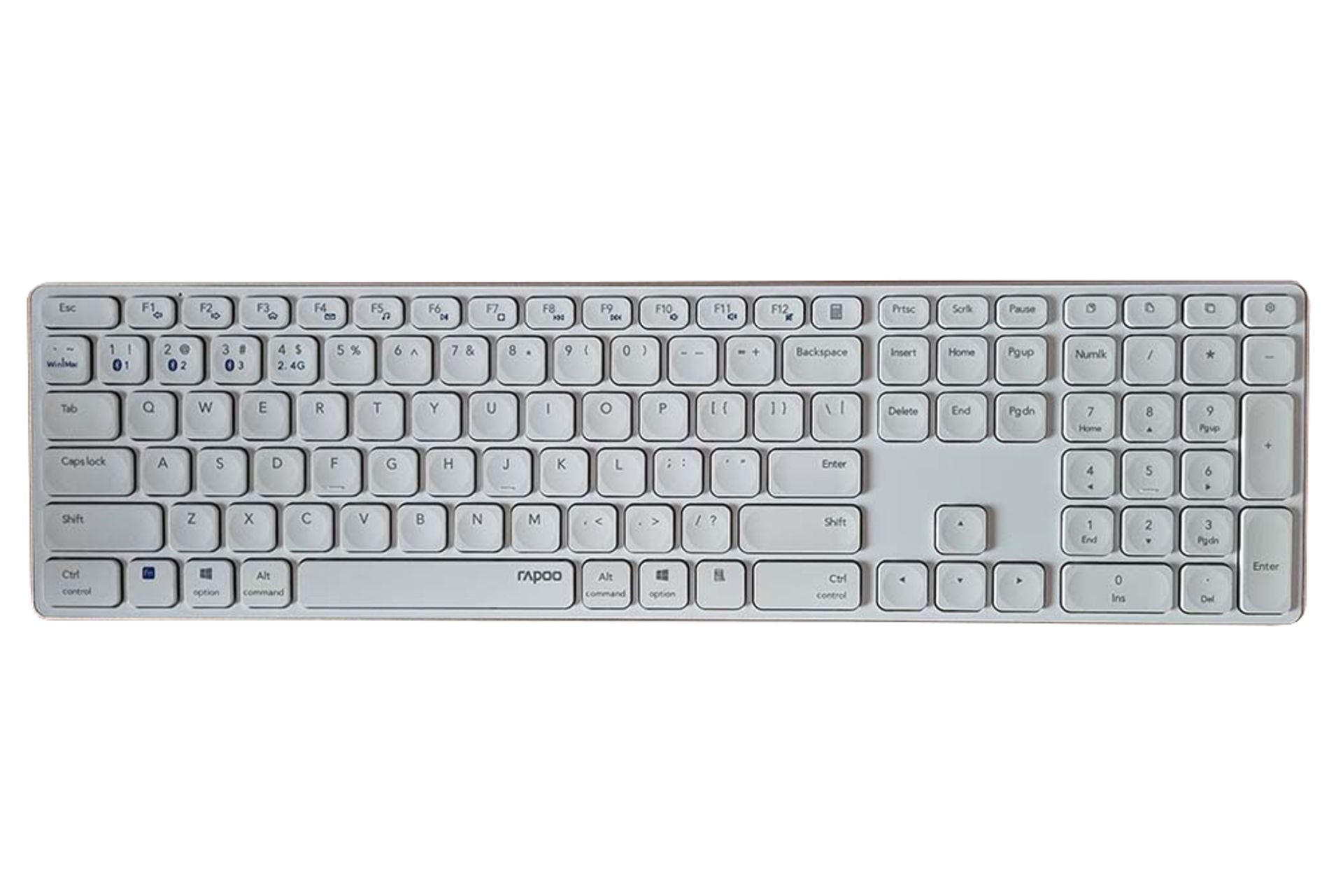 کیبورد رپو E9500G سفید