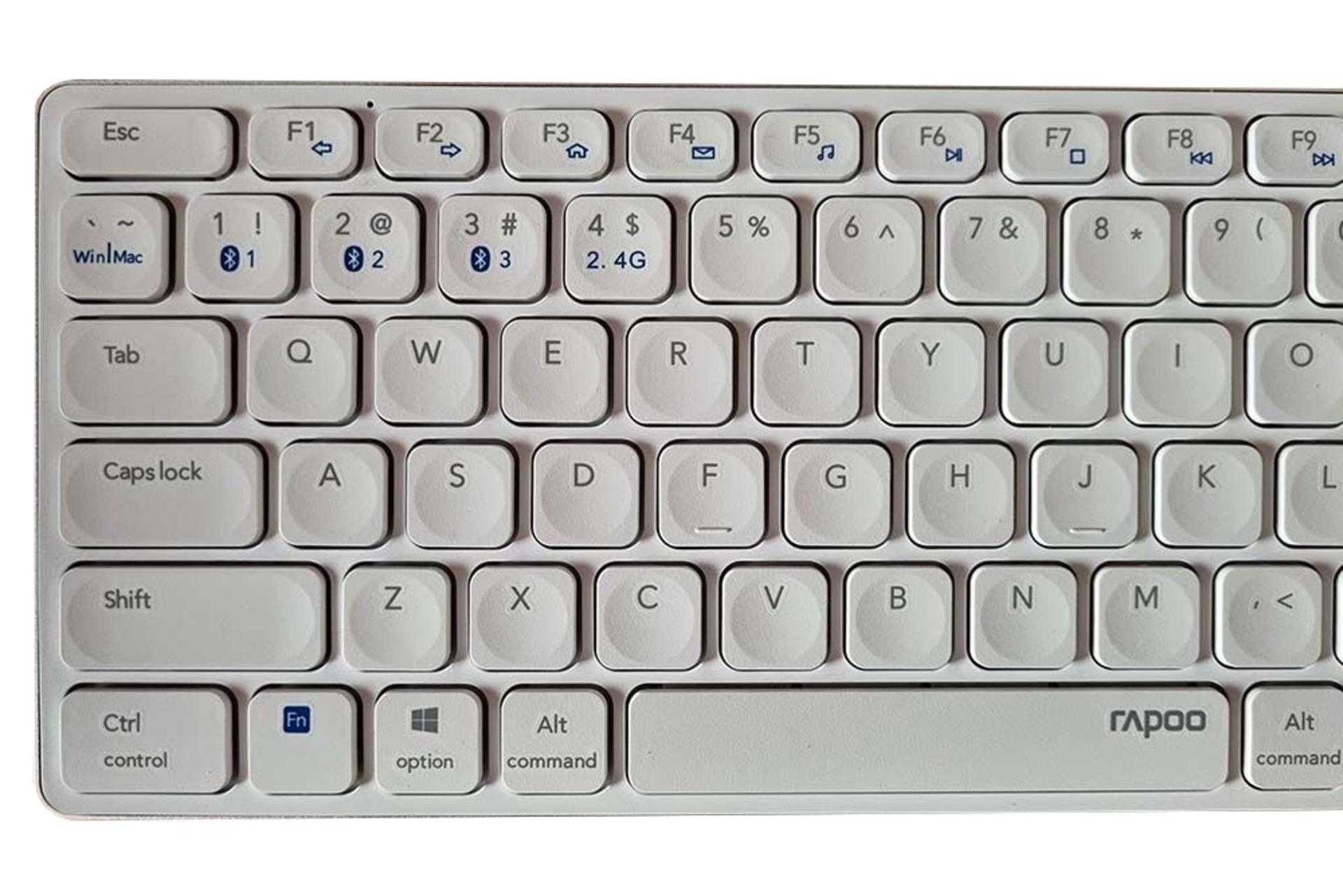 کیبورد رپو E9500G نمای بالا