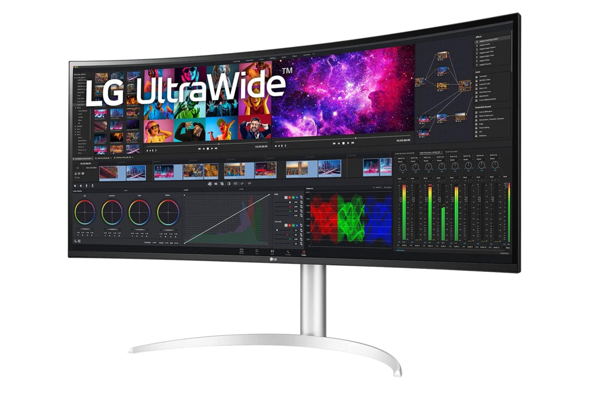 ابعاد مانیتور ال جی 40 اینچ مدل LG 40WP95C