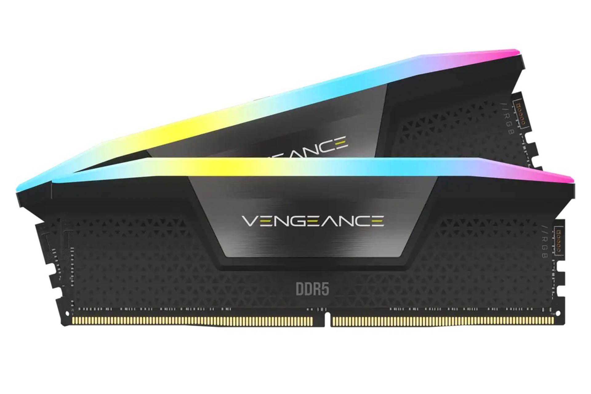 رم کورسیر Corsair VENGEANCE RGB 64GB (2x32) DDR5-6600 CL32