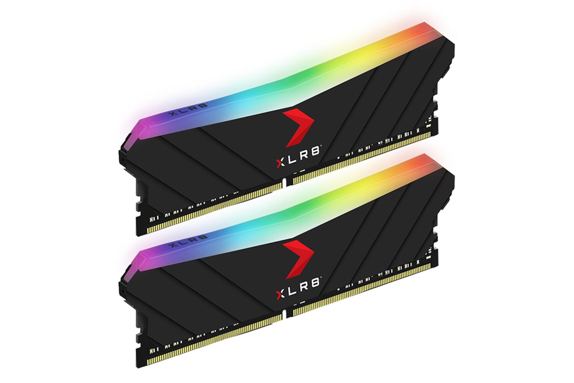 نمای کناری رم پی ان وای PNY XLR8 Gaming EPIC-X RGB 32GB (2x16) DDR4-3200 CL16