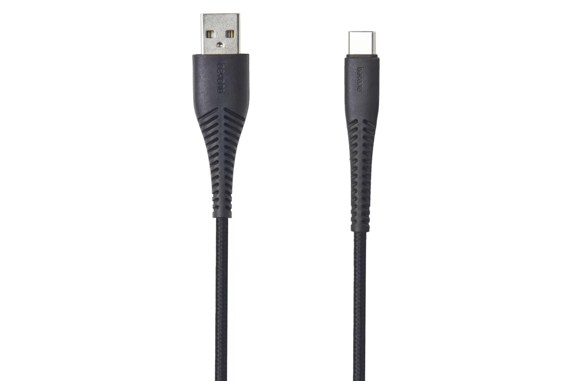 کابل شارژ USB بیاند Type-A به Type-C مدل BA-334 با طول 2 متر مشکی