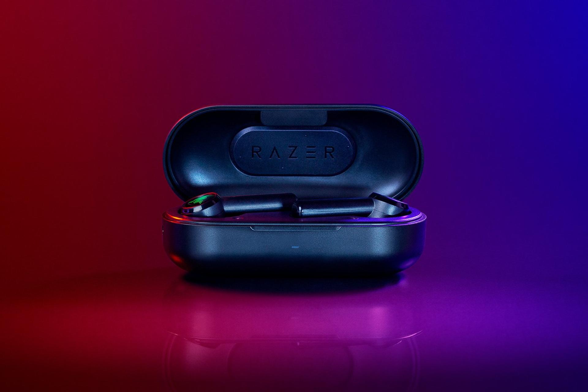 هدفون بی سیم ریزر Hammerhead True Wireless محفظه شارژ باز