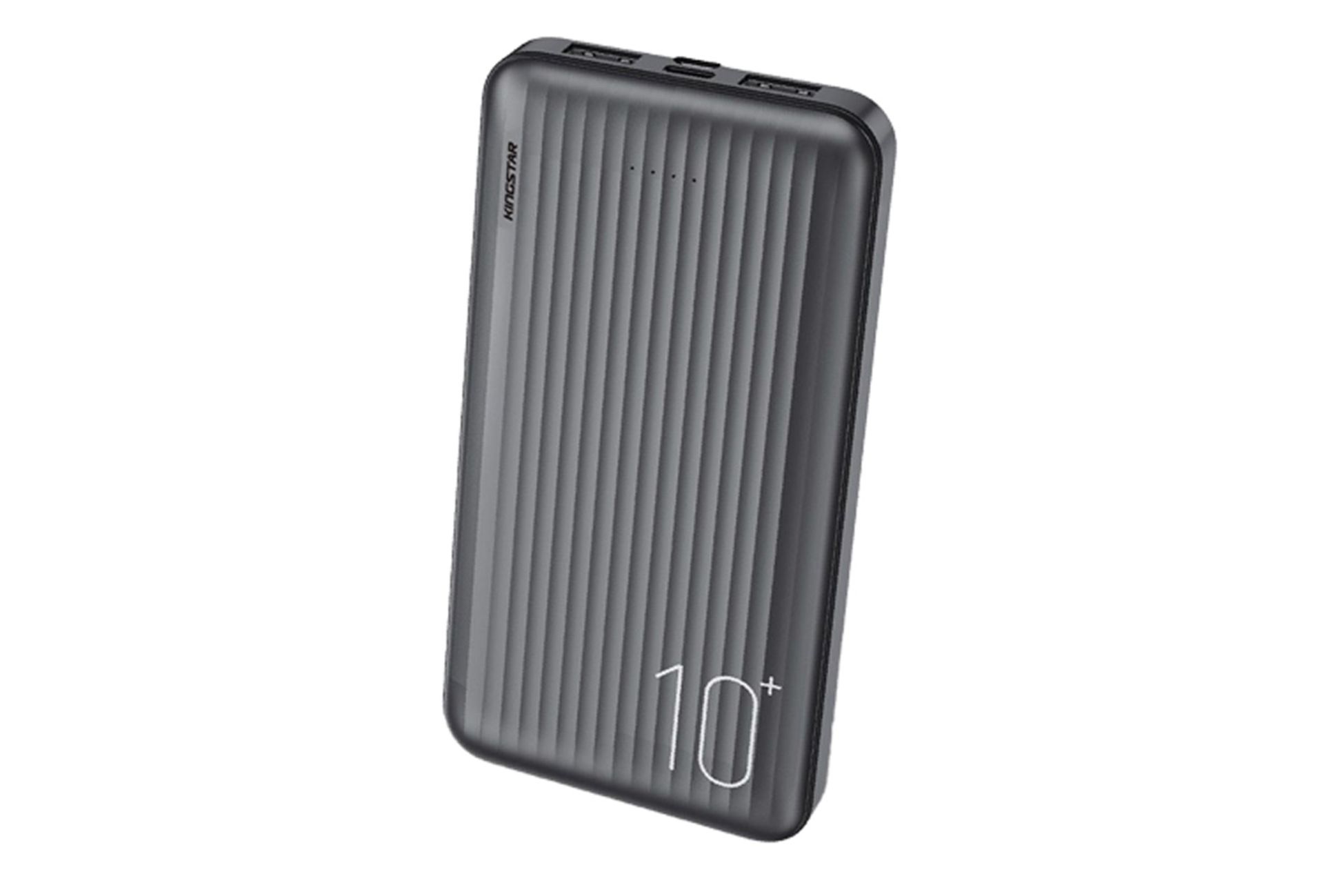 نمای روبرو پاوربانک کینگ استار KP10003 با ظرفیت 10000 میلی‌آمپر ساعت