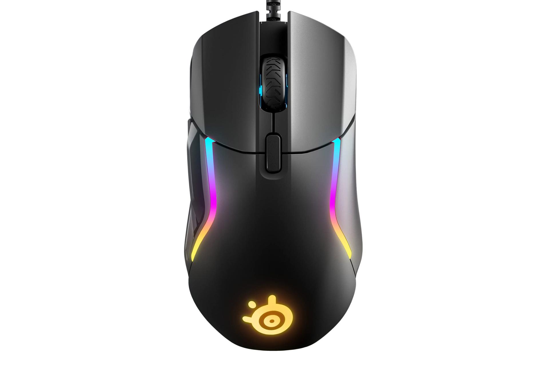 نمای روبرو ماوس استیل سریز Rival 5