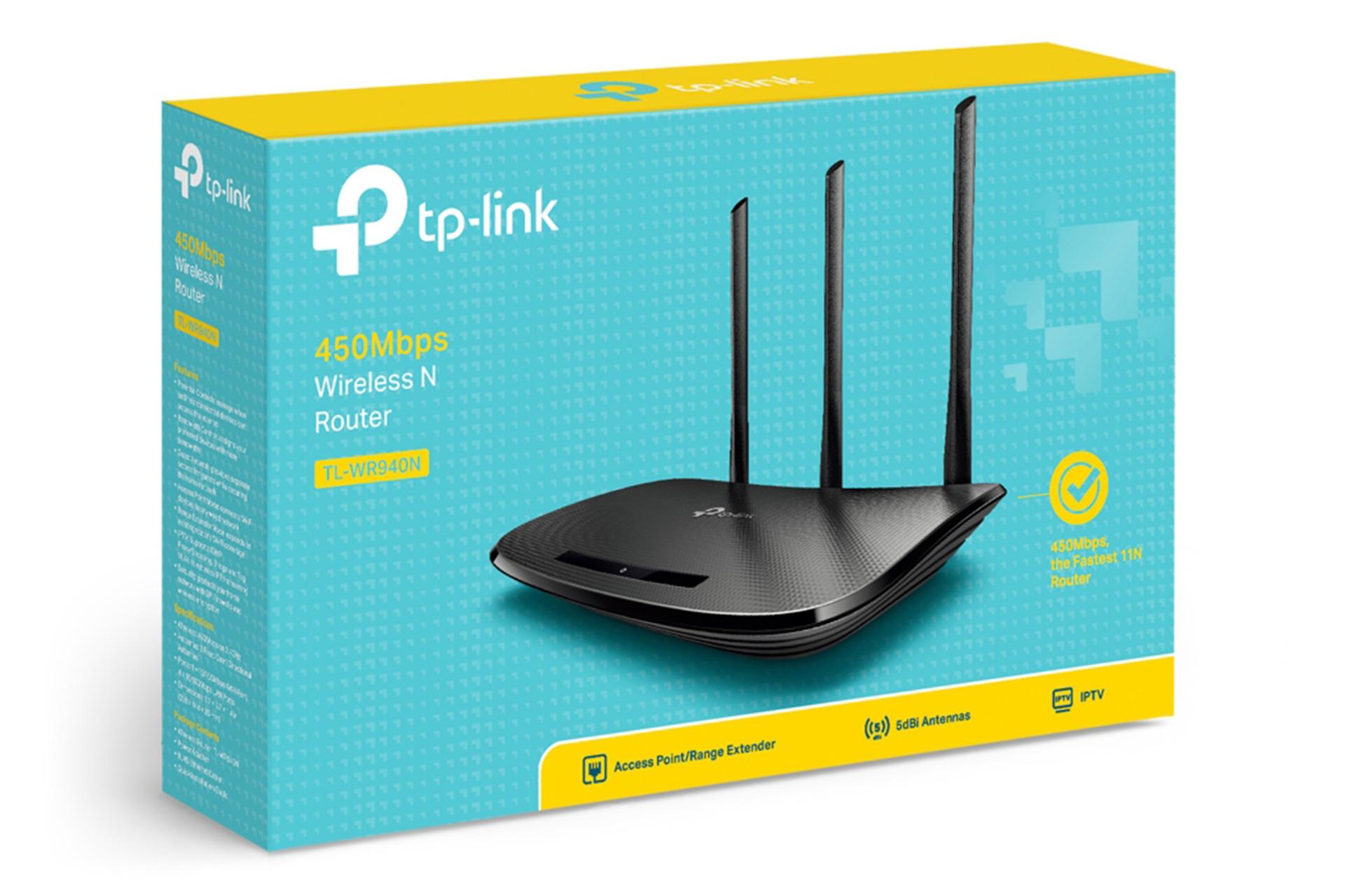 بسته‌بندی روتر تی پی لینک tp-link TL-WR940N V6