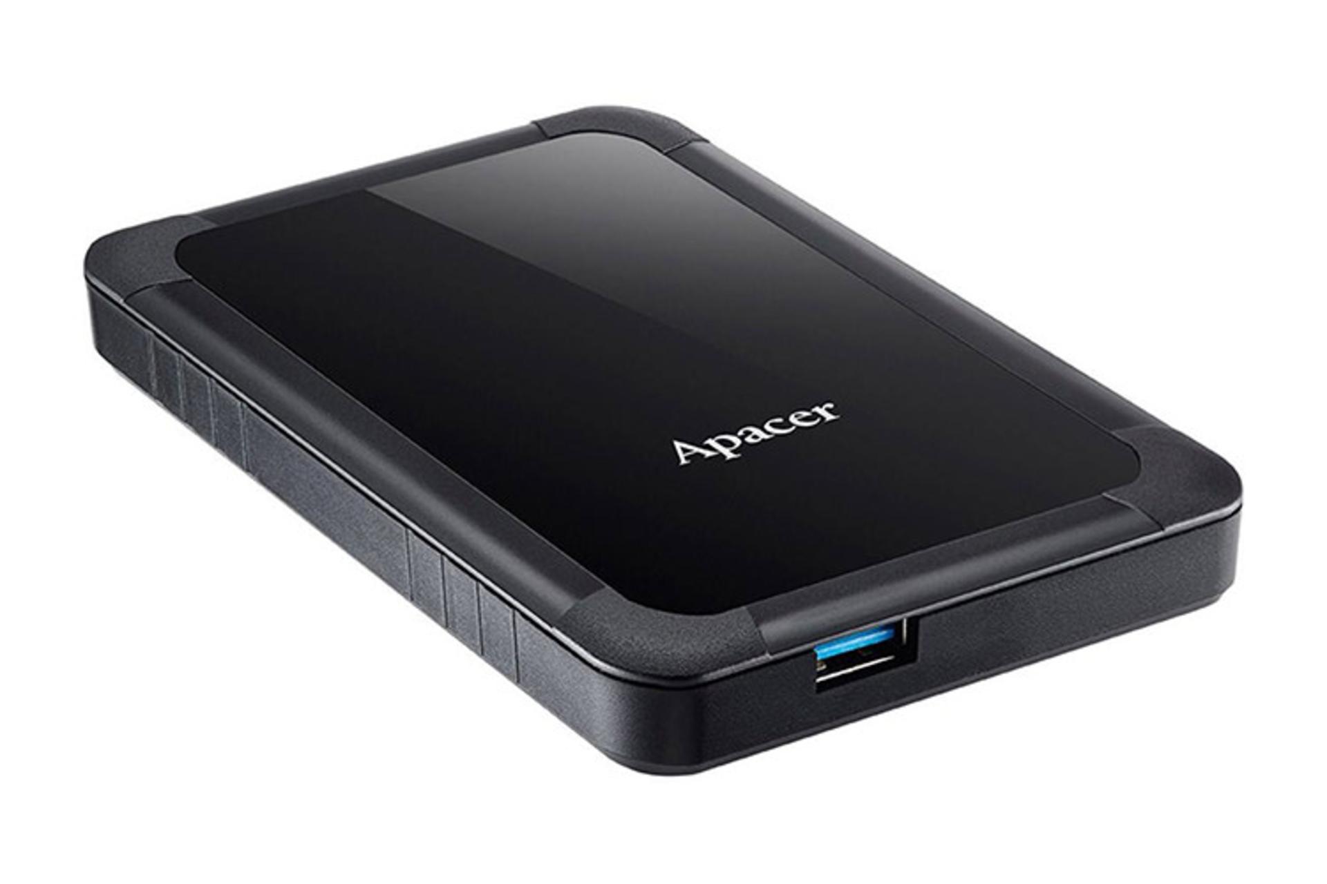 نمای جلو هارد دیسک اپیسر AC532 ظرفیت 1 ترابایت رنگ مشکی