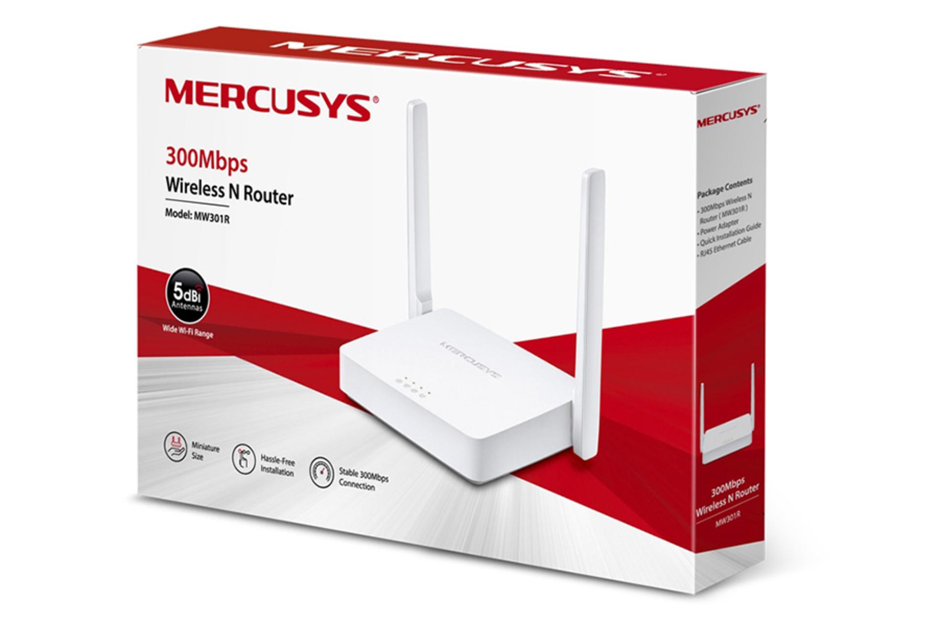 جعبه روتر مرکوسیس MERCUSYS MW301R V3