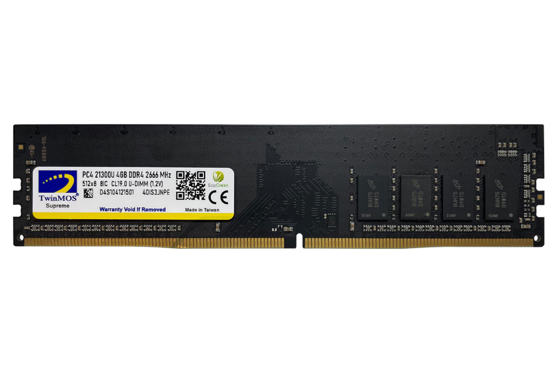 رم توین موس MDD44GB2666D ظرفیت 4 گیگابایت از نوع DDR4-2666