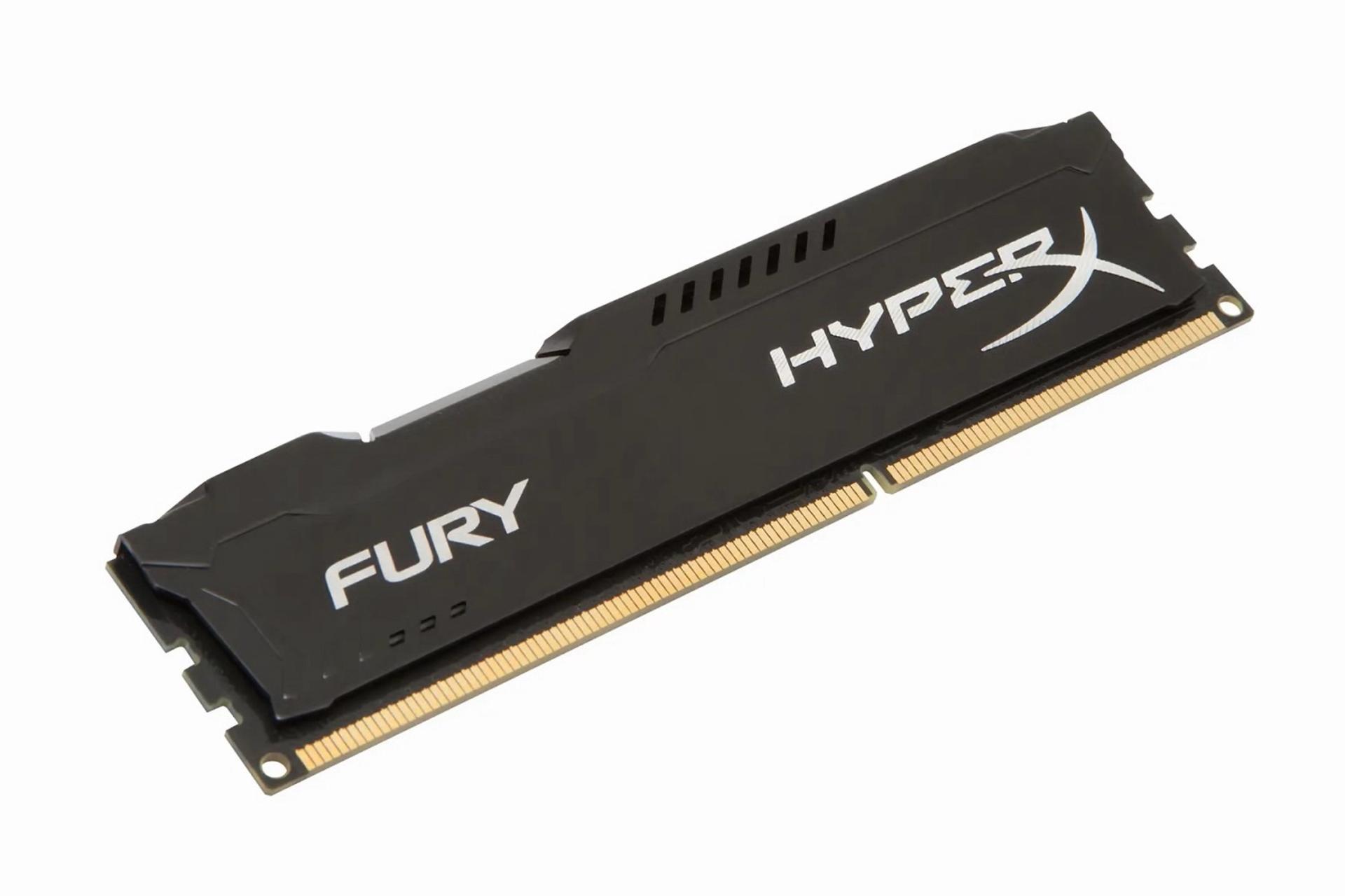 نمای کناری رم هایپر ایکس HyperX Fury 8GB (2x4) DDR3-1600 CL10