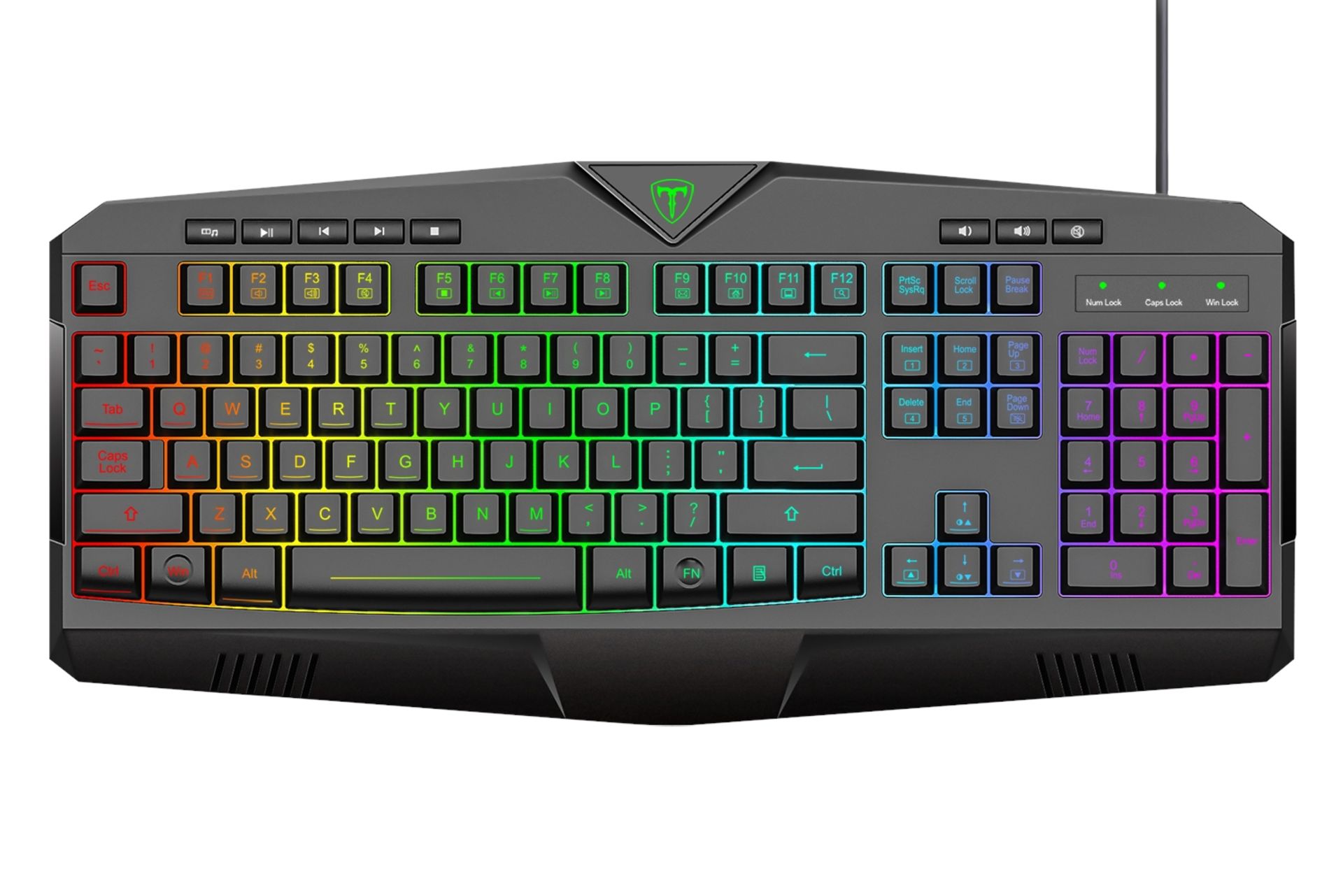 نمای روبرو کیبورد تی دگر T-Dagger Gunboat T-TGK205