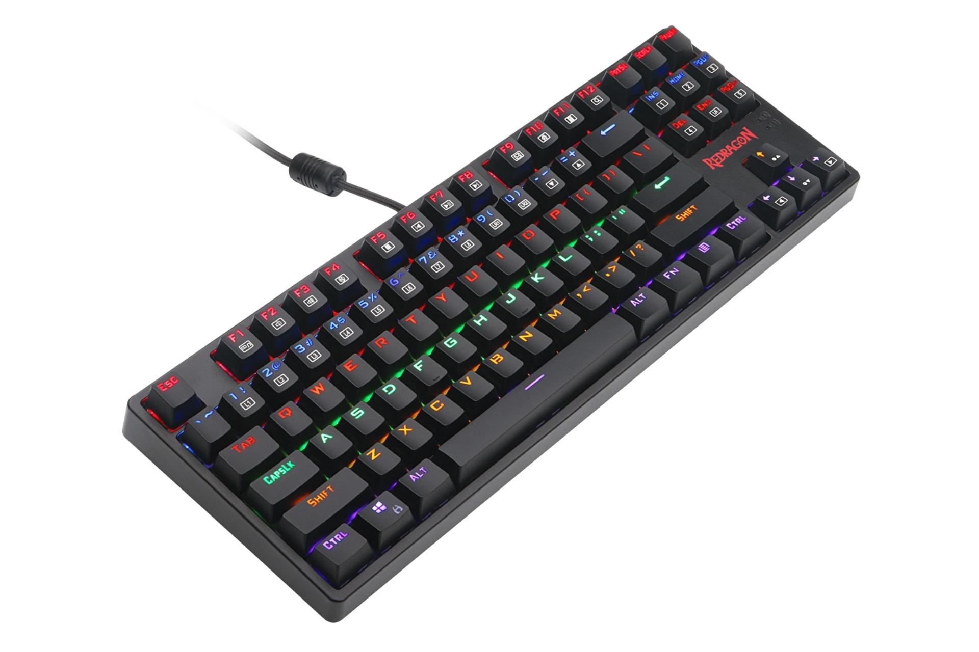 نمای چپ کیبورد ردراگون Redragon K576R DAKSA