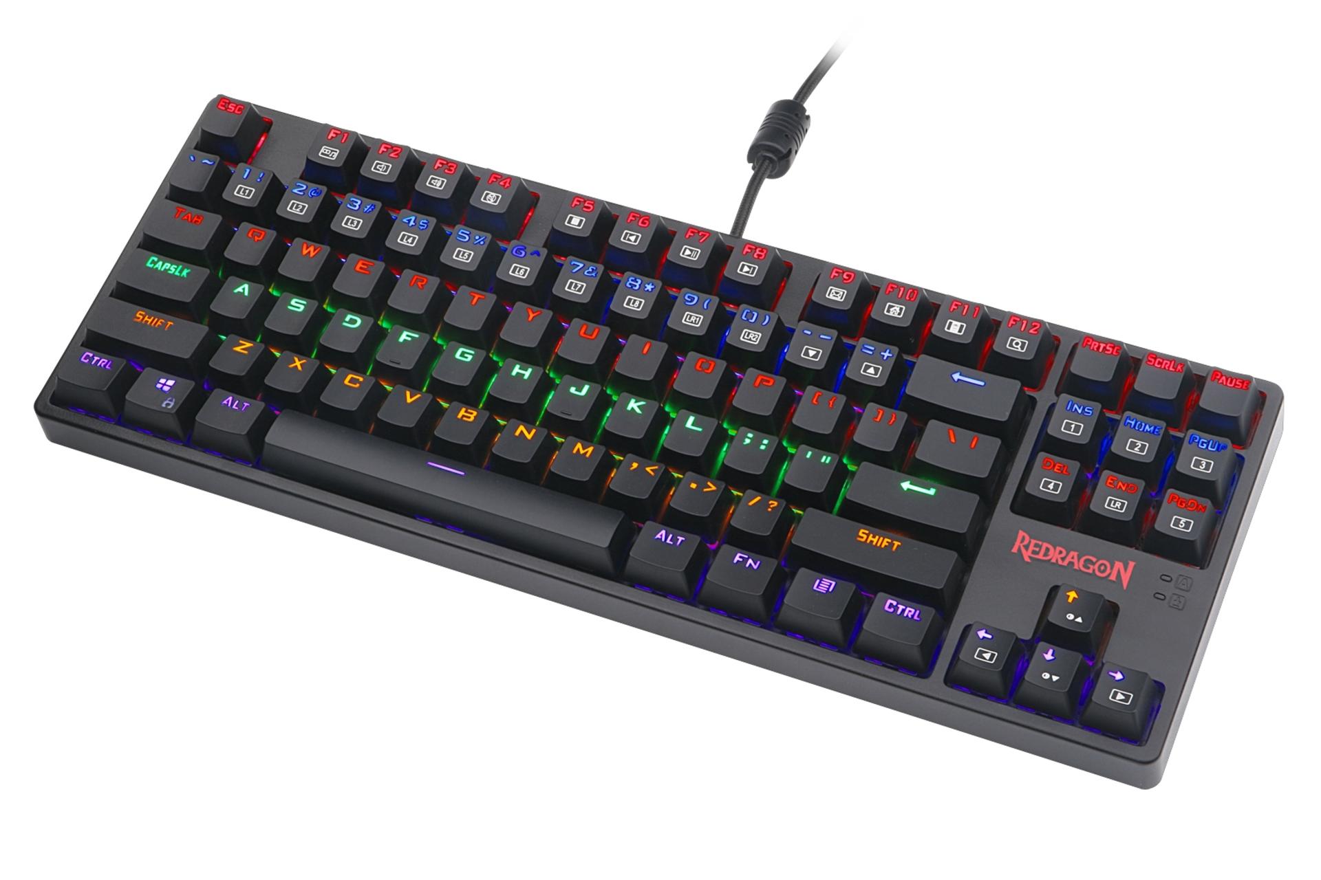 نمای راست کیبورد ردراگون Redragon K576R DAKSA