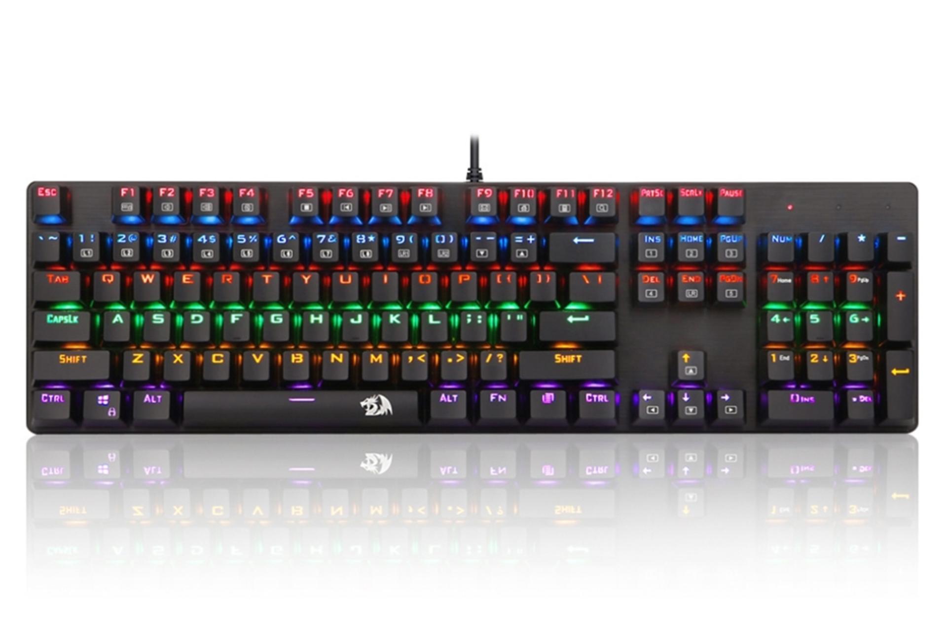 مرجع متخصصين ايران نماي جلو كيبورد گيمينگ Redragon K208