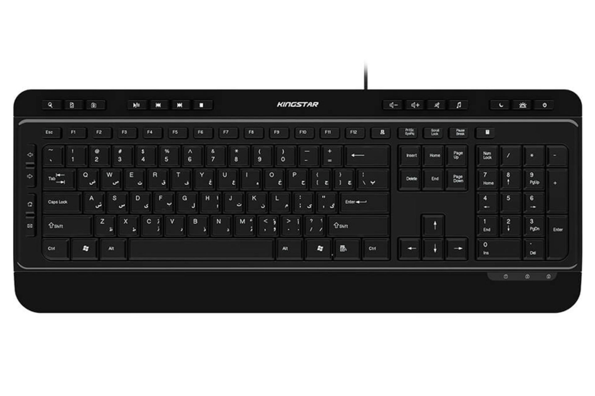 نمای روبرو کیبورد کینگ استار KB97