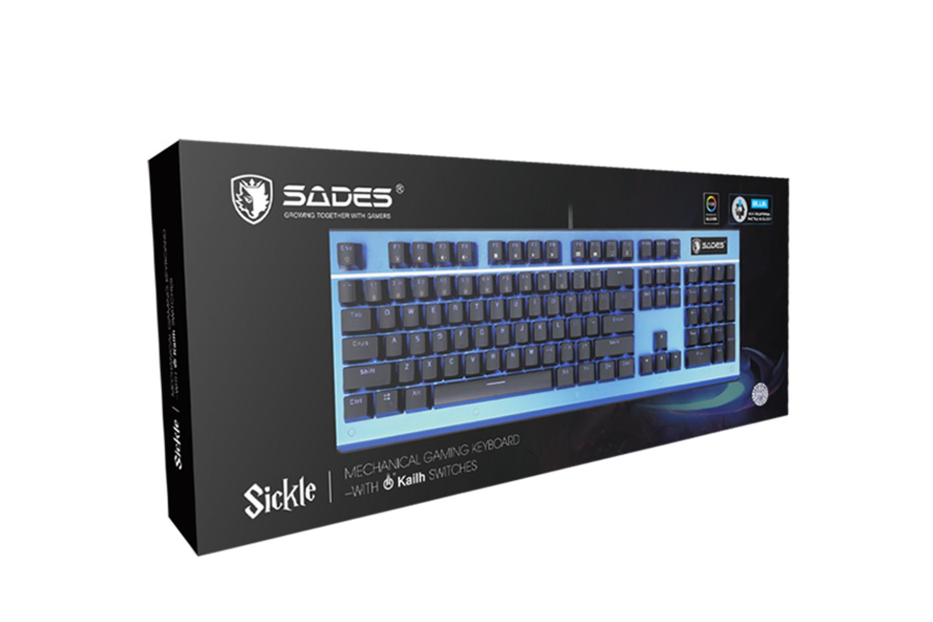 جعبه کیبورد گیمینگ سادس Sickle Kailh 