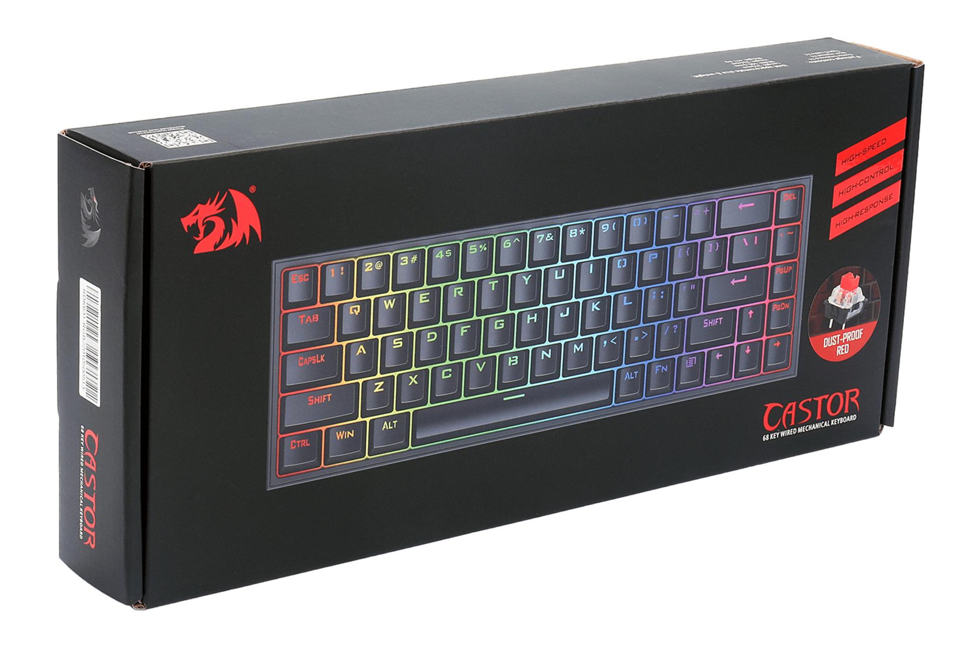 جعبه کیبورد ردراگون Redragon K631 Castor