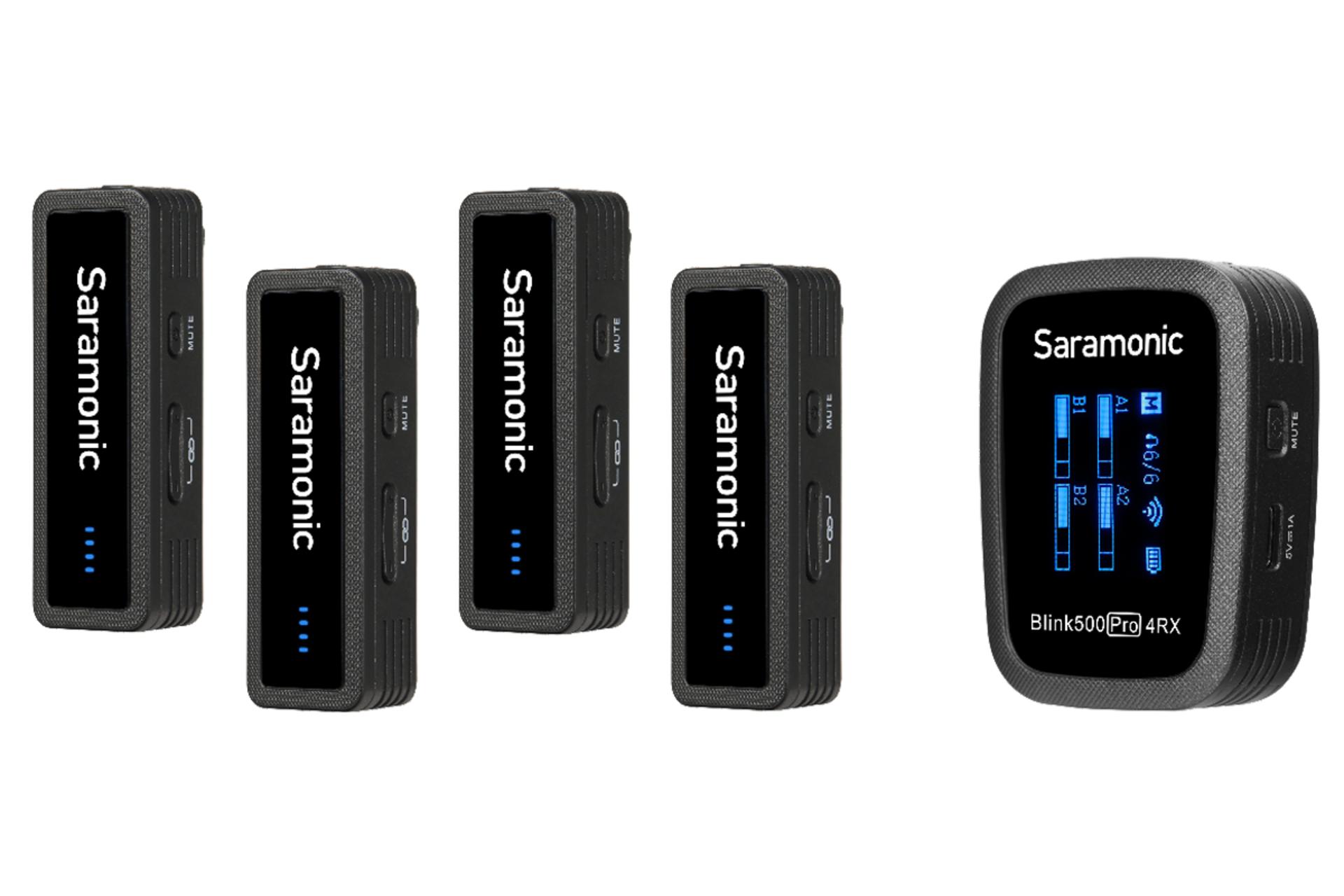 ابعاد میکروفون سارامونیک Saramonic Blink500 Pro B8