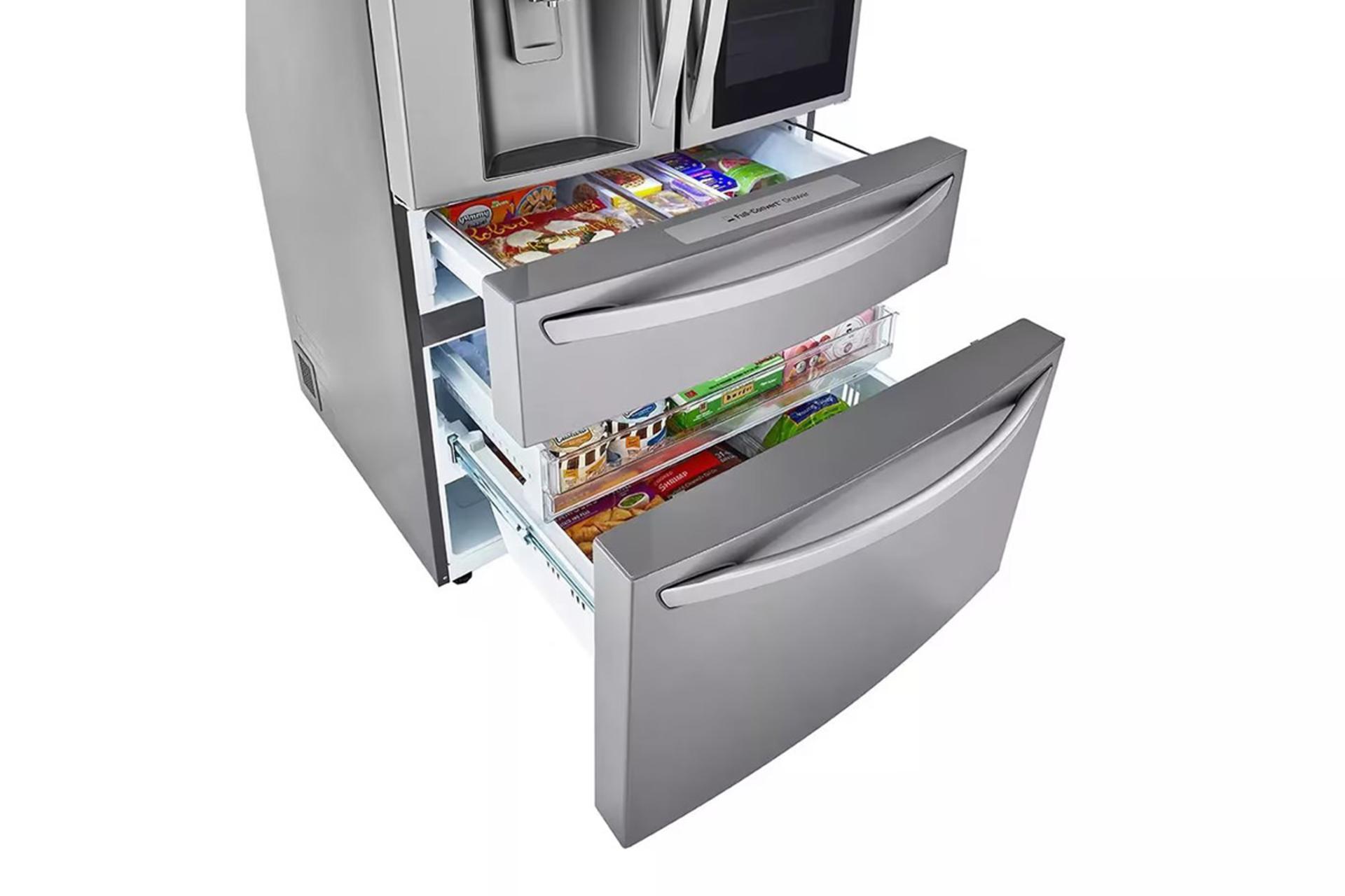 کشوهای فریزر یخچال فریزر ال جی LG LRMVC2306