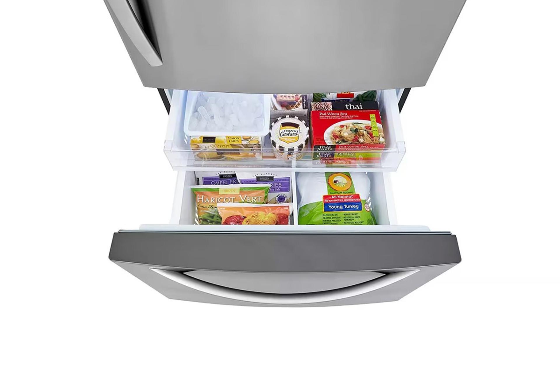 کشوی فریزر یخچال فریزر ال جی LG LRDCS2603