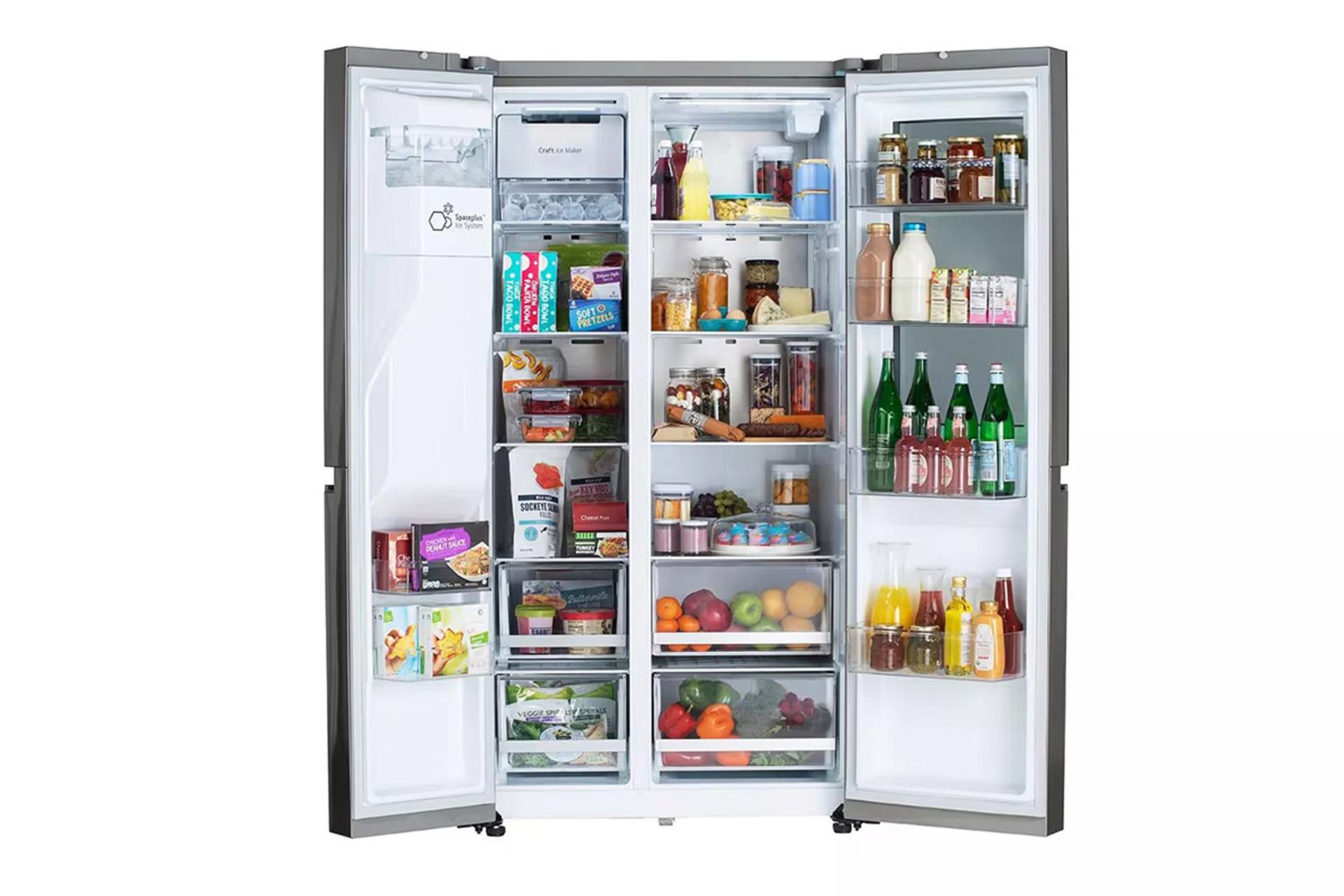 یخچال فریزر ال جی LG LRSOS2706 فضای داخل