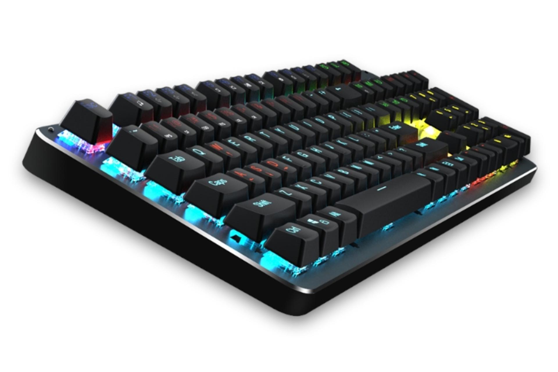 نمای چپ کیبورد میشن Meetion MK007