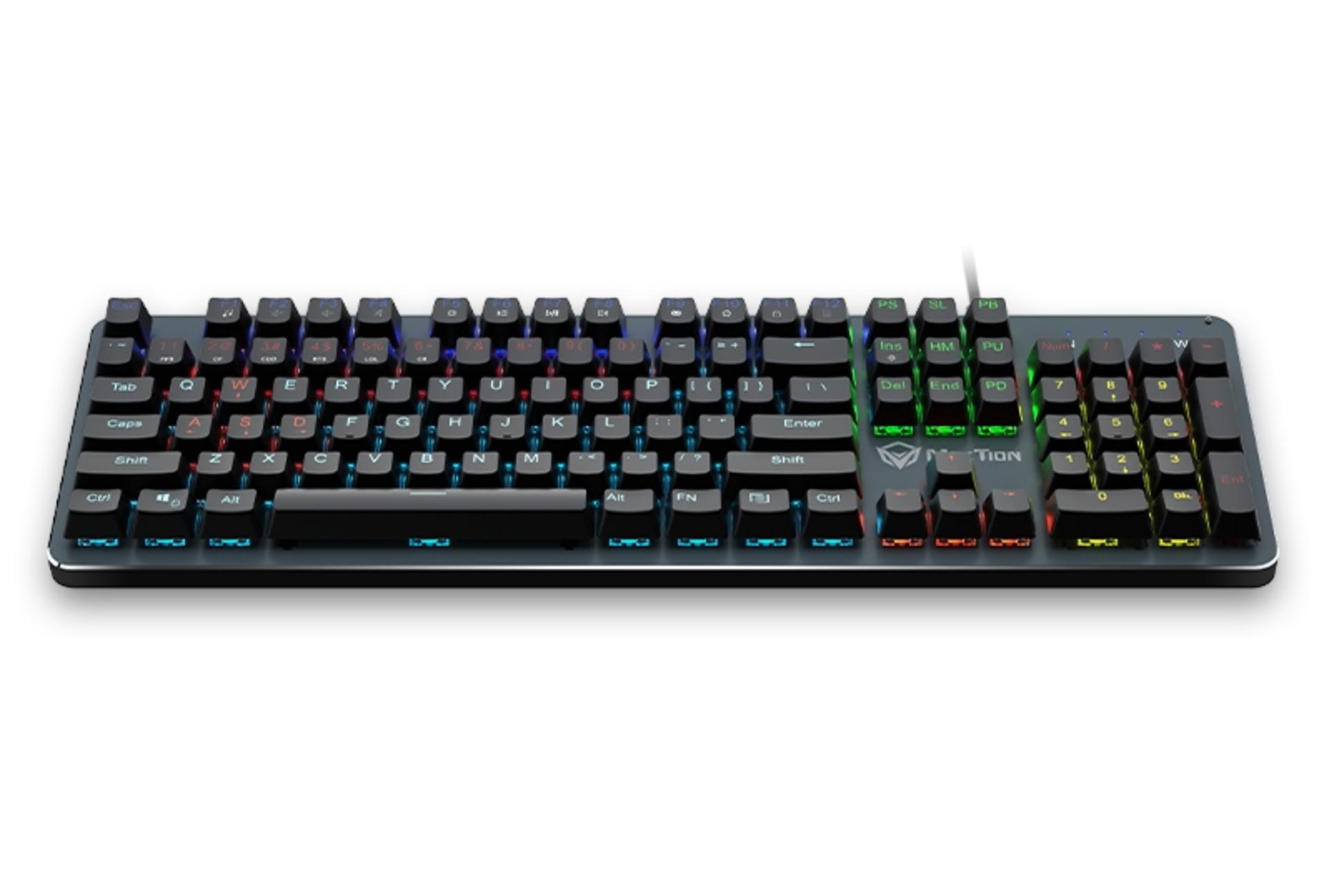 نمای پایین کیبورد میشن Meetion MK007