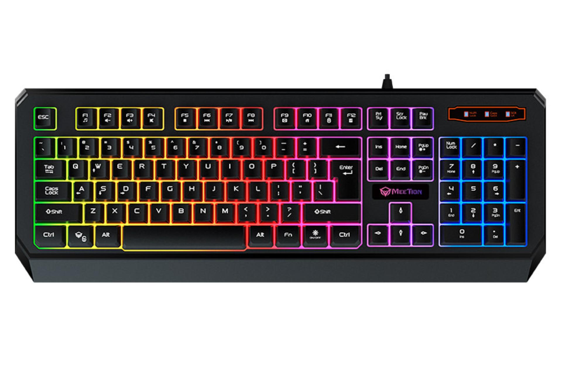 نمای روبرو کیبورد میشن K9320